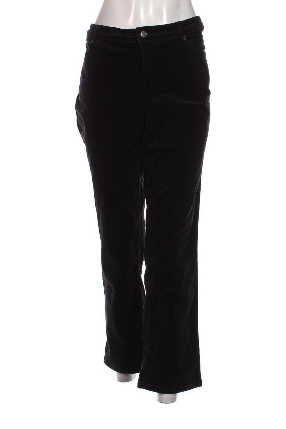 Pantaloni de velvet de femei Charter Club, Mărime XL, Culoare Negru, Preț 85,99 Lei