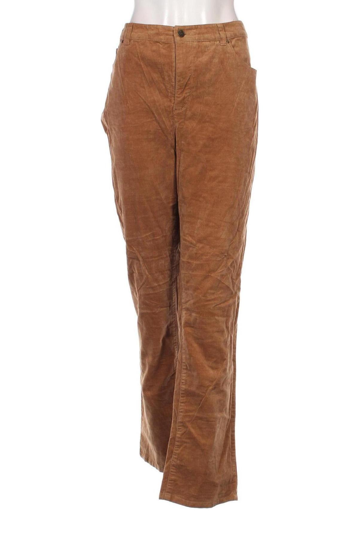 Pantaloni de velvet de femei Charter Club, Mărime XL, Culoare Maro, Preț 71,99 Lei