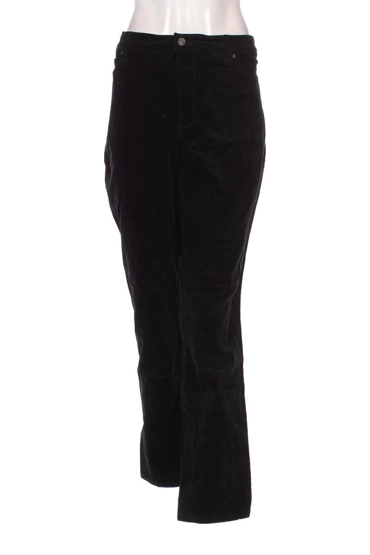 Damen Cordhose Gloria Vanderbilt, Größe XL, Farbe Schwarz, Preis 7,49 €