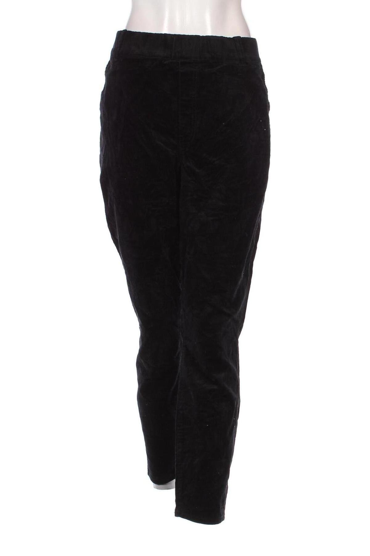 Pantaloni de velvet de femei Juicy Couture, Mărime L, Culoare Negru, Preț 223,99 Lei