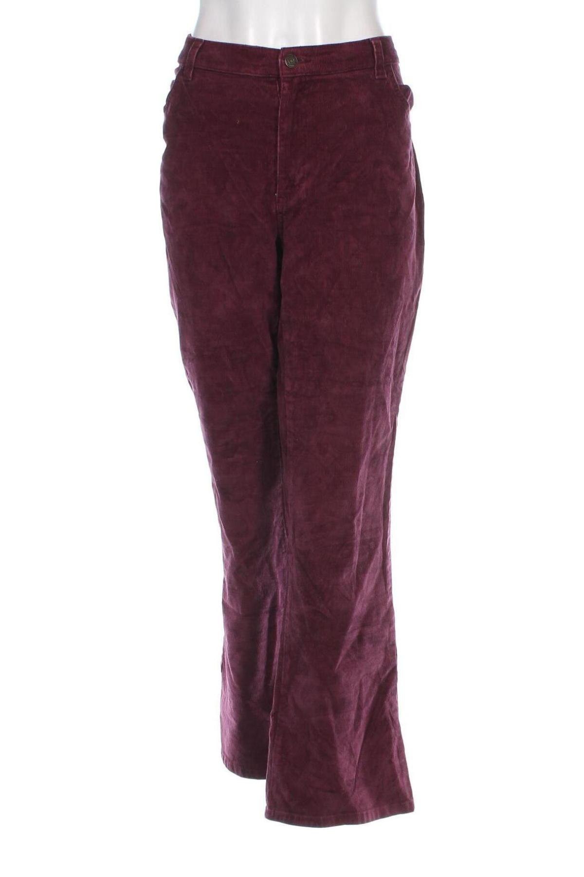 Damen Cordhose St John's Bay, Größe L, Farbe Rot, Preis 20,49 €