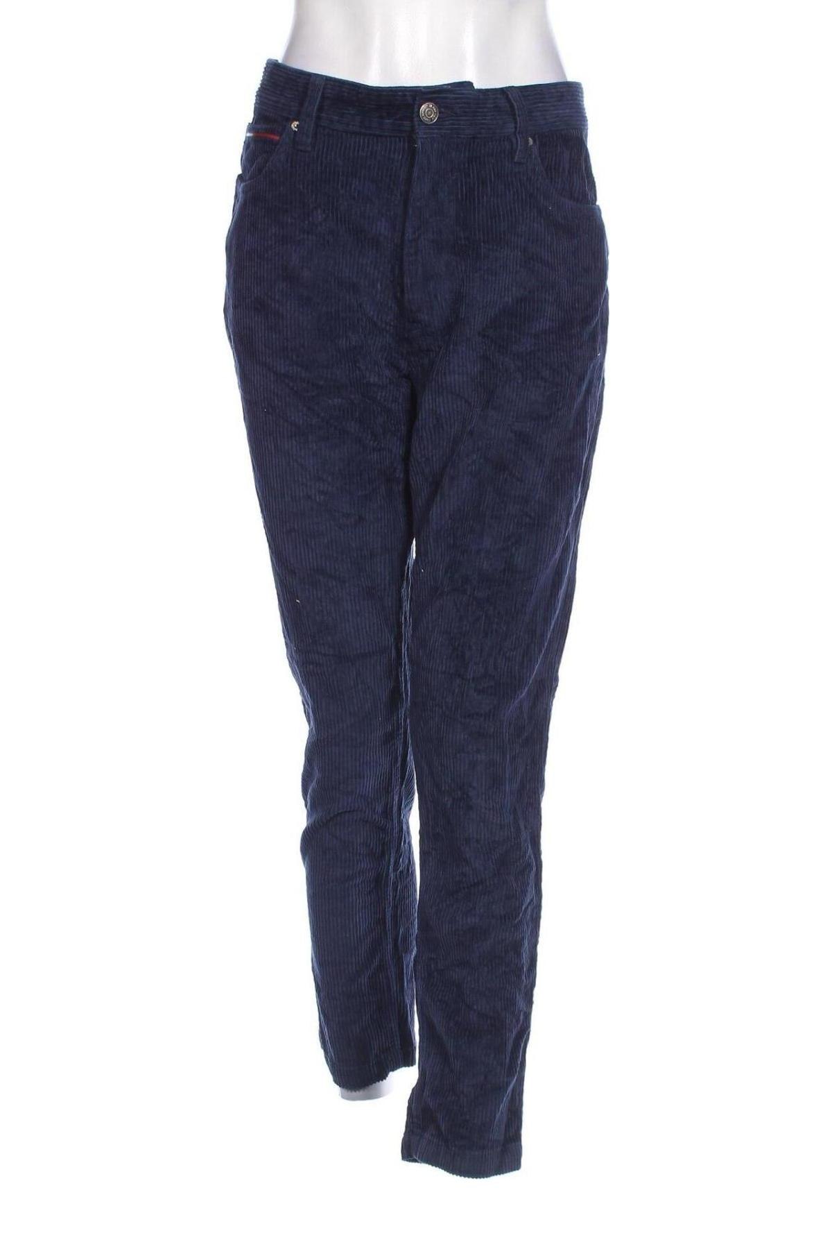 Pantaloni de velvet de femei Tommy Jeans, Mărime XS, Culoare Albastru, Preț 135,99 Lei