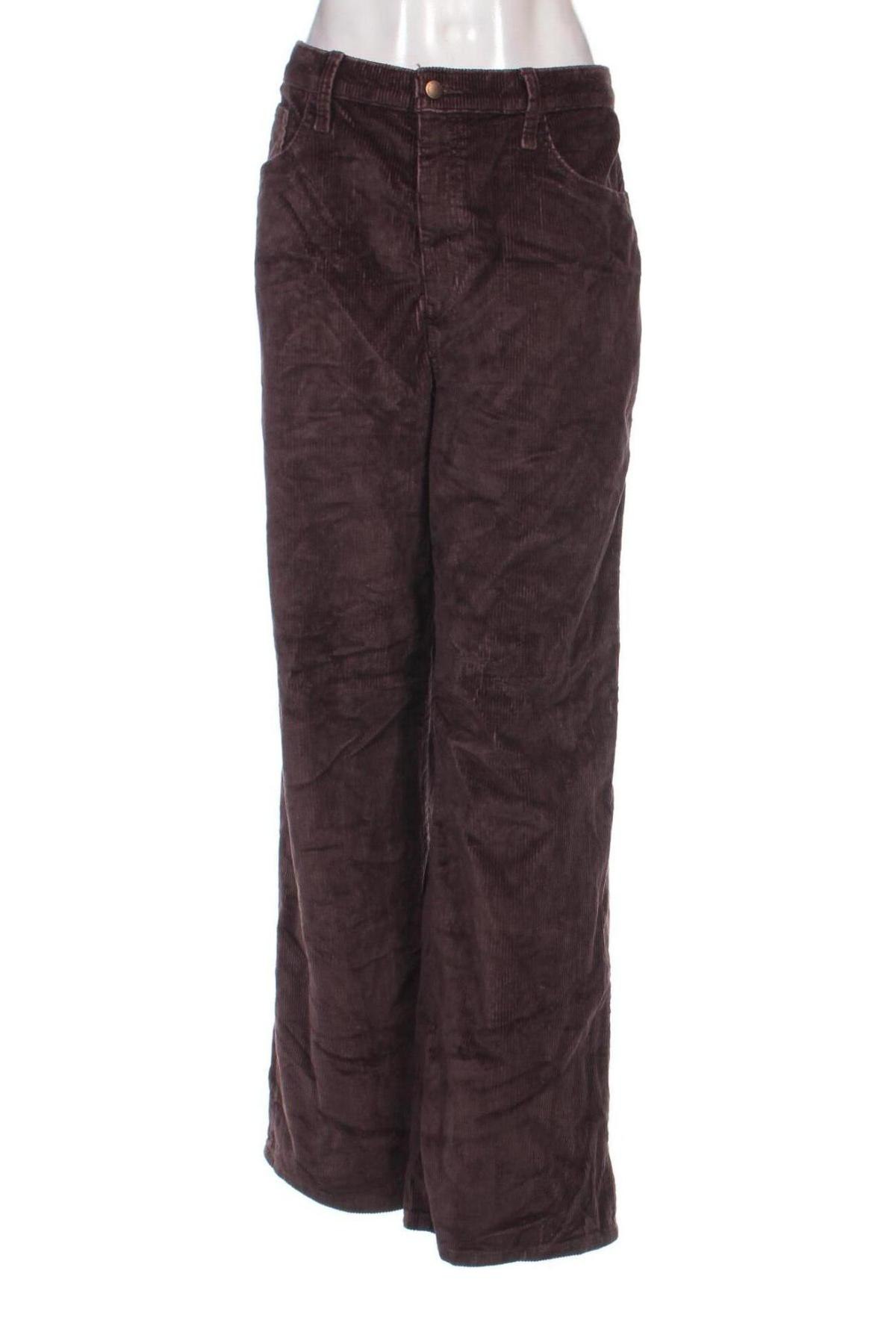 Pantaloni de velvet de femei Universal Thread, Mărime XXL, Culoare Maro, Preț 52,99 Lei