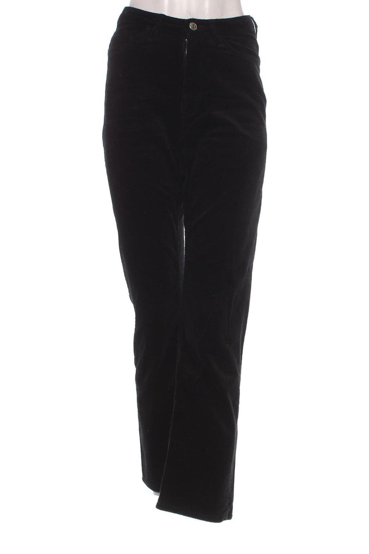 Damen Cordhose Weekday, Größe S, Farbe Schwarz, Preis 12,99 €