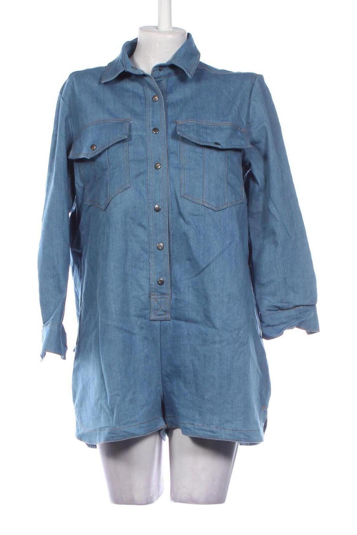 Kurzer Damenoverall, Größe XXL, Farbe Blau, Preis € 27,49