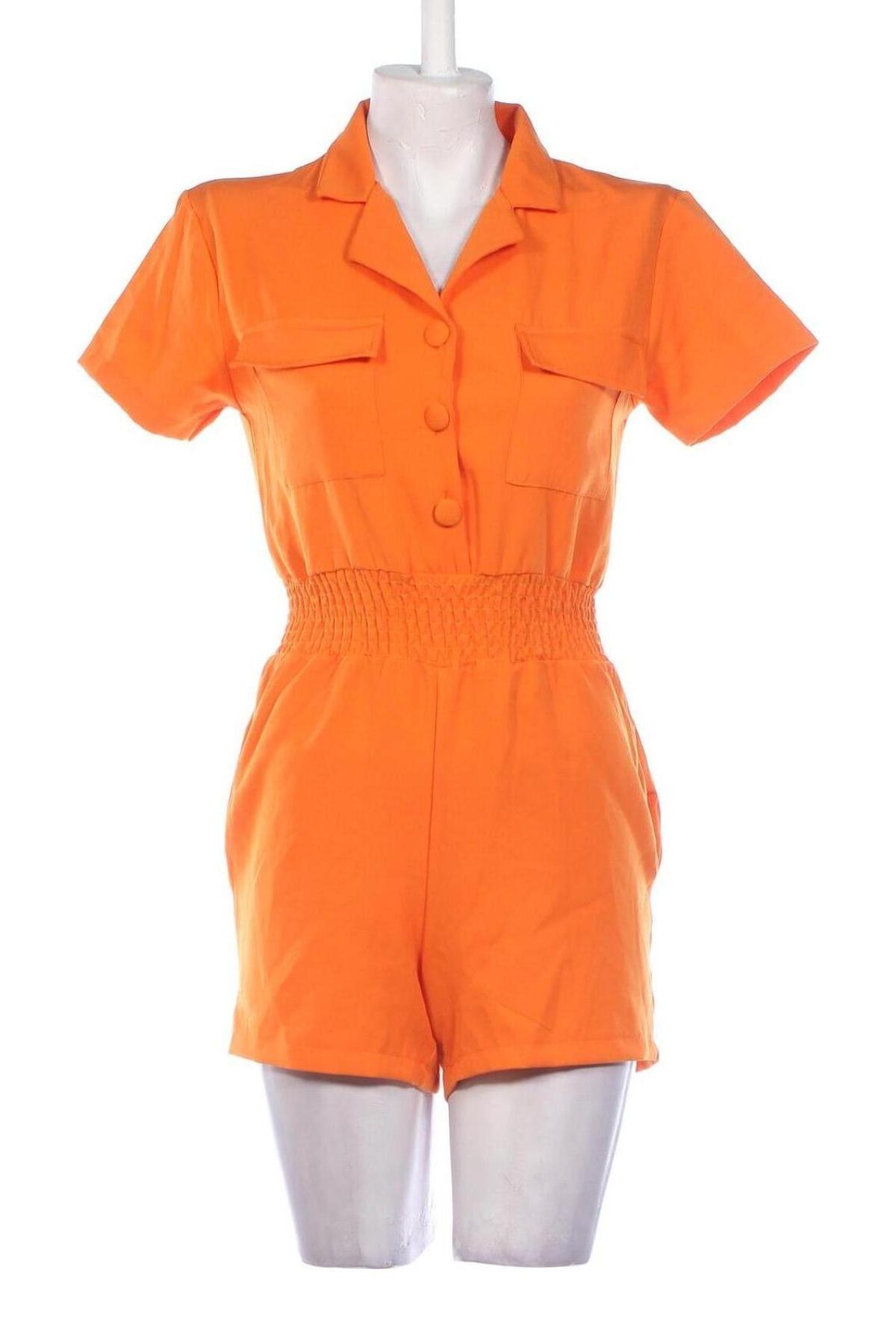 Women's short jumpsuit, Mărime S, Culoare Portocaliu, Preț 74,99 Lei