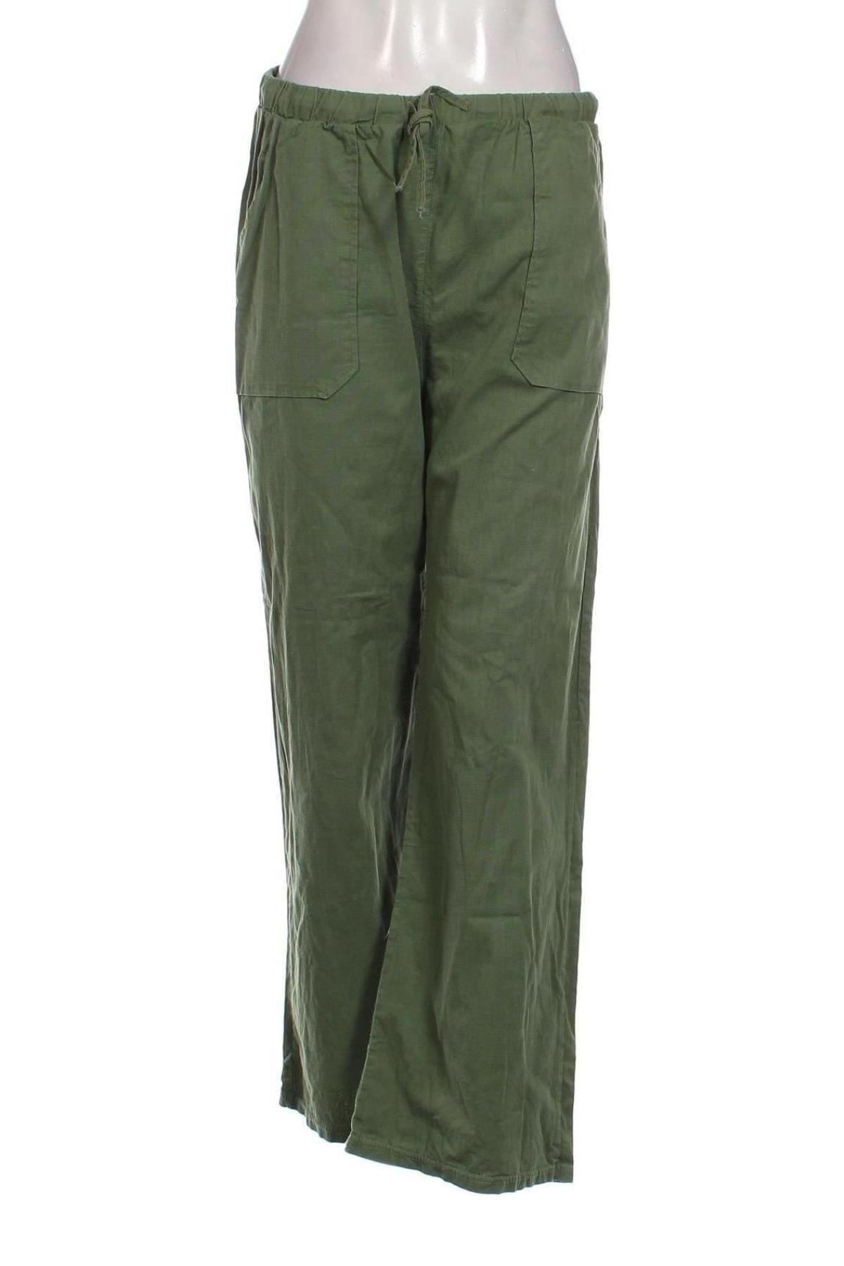 Pantaloni de femei, Mărime L, Culoare Verde, Preț 55,99 Lei