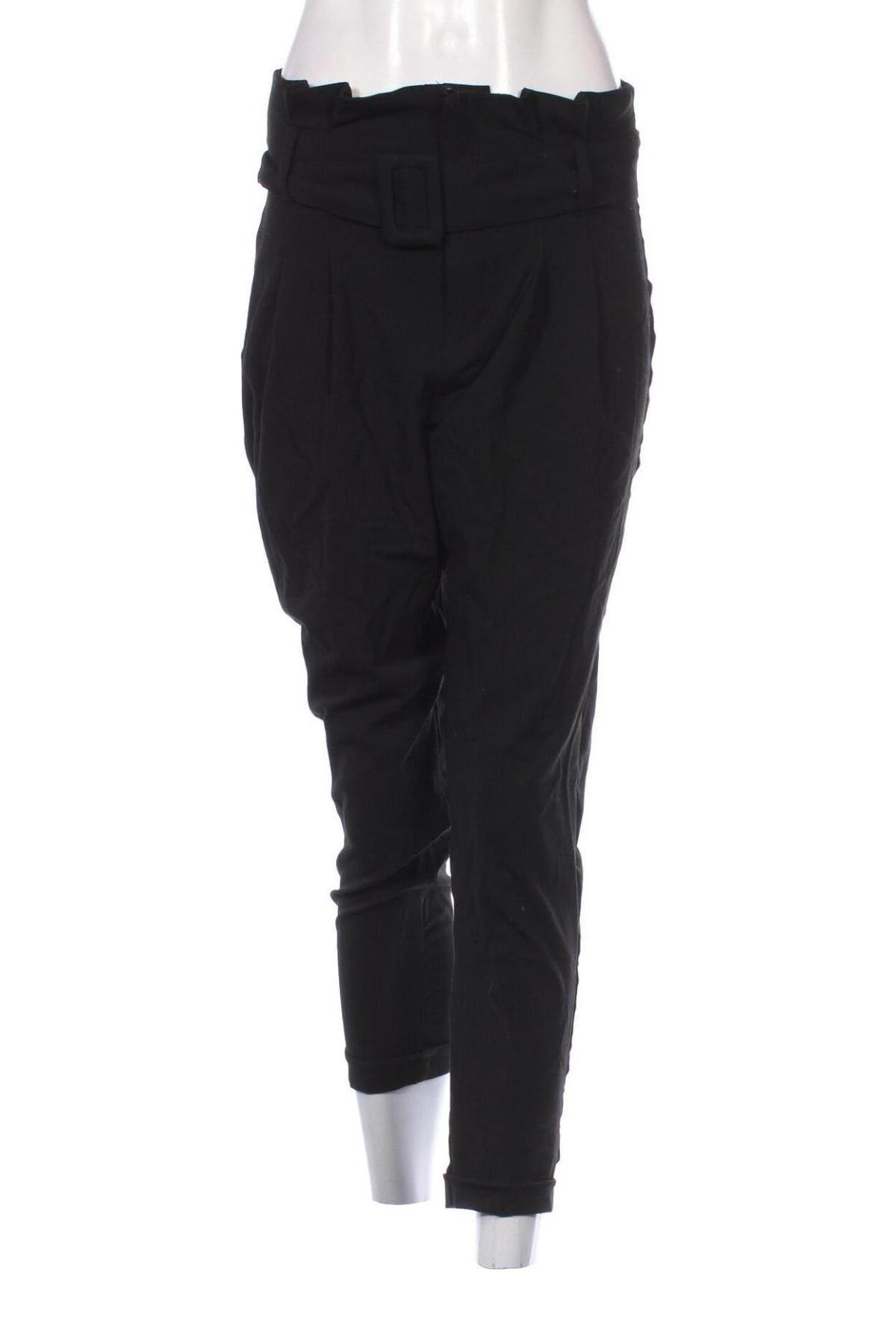 Pantaloni de femei Bershka, Mărime S, Culoare Negru, Preț 38,99 Lei