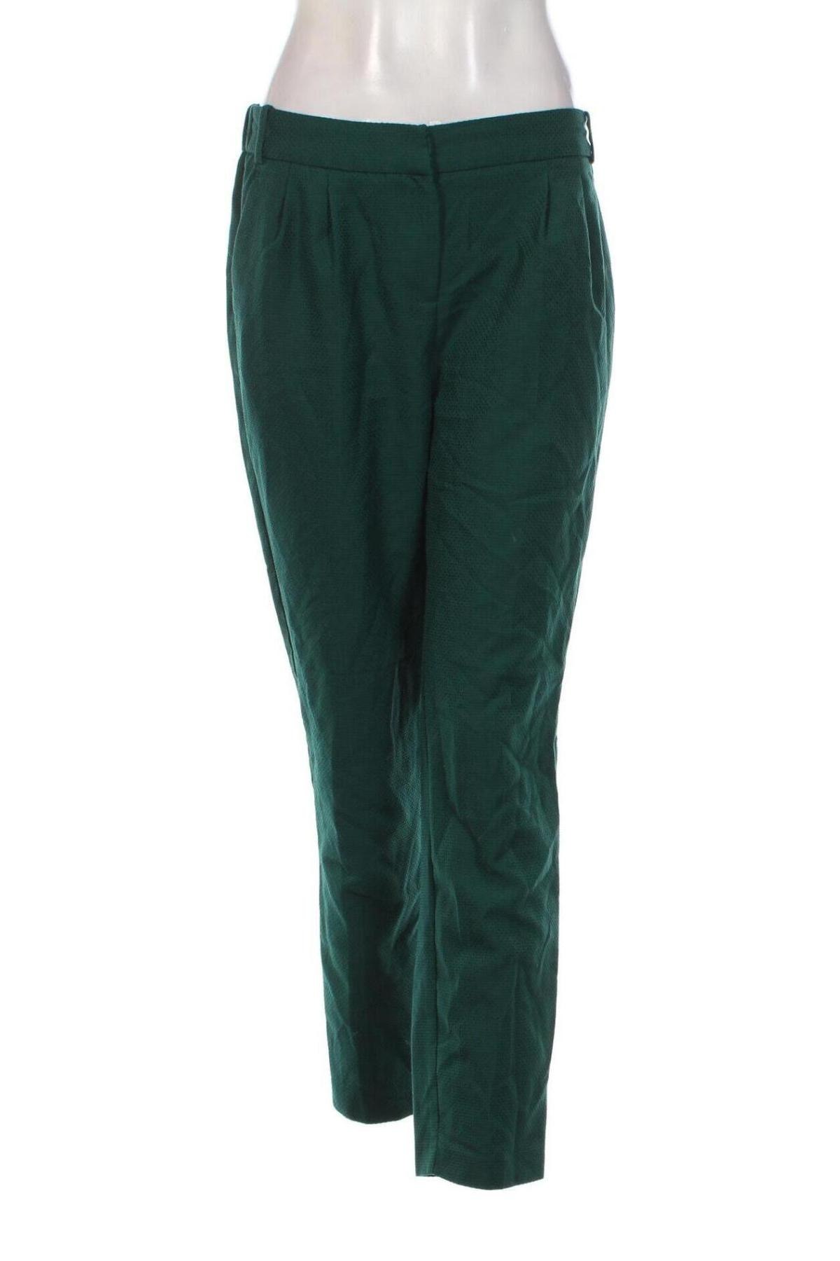 Pantaloni de femei Promod, Mărime M, Culoare Verde, Preț 33,99 Lei