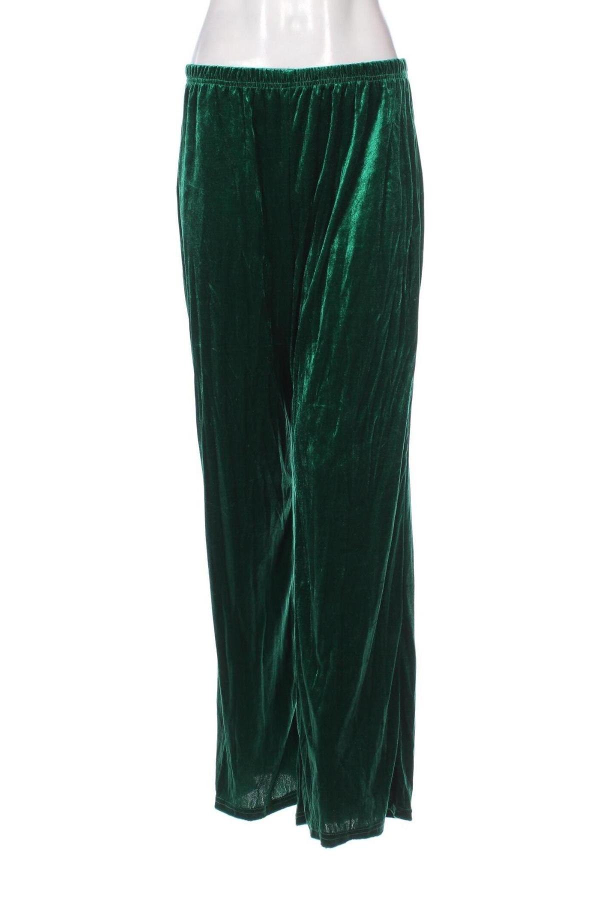 Pantaloni de femei SHEIN, Mărime L, Culoare Verde, Preț 48,99 Lei