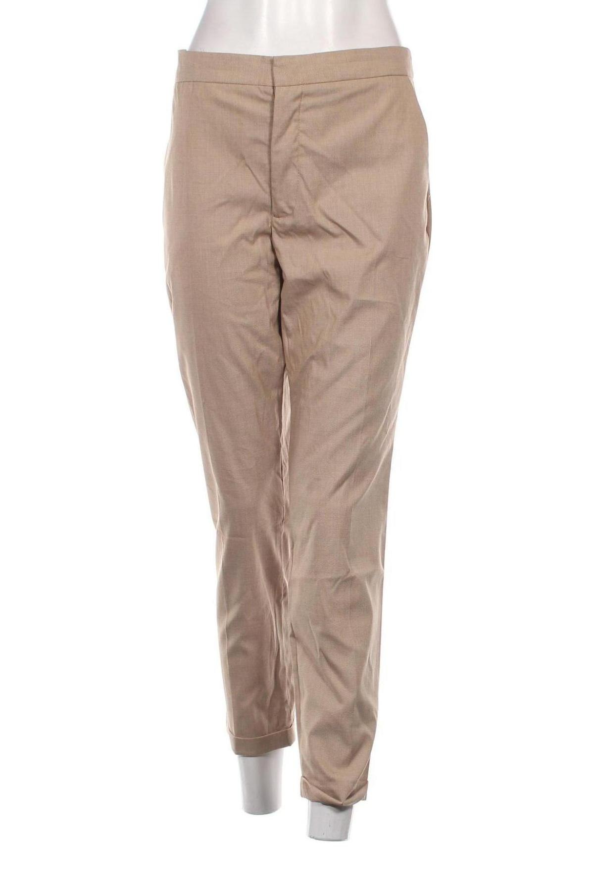 Damenhose Zara, Größe L, Farbe Beige, Preis € 18,99