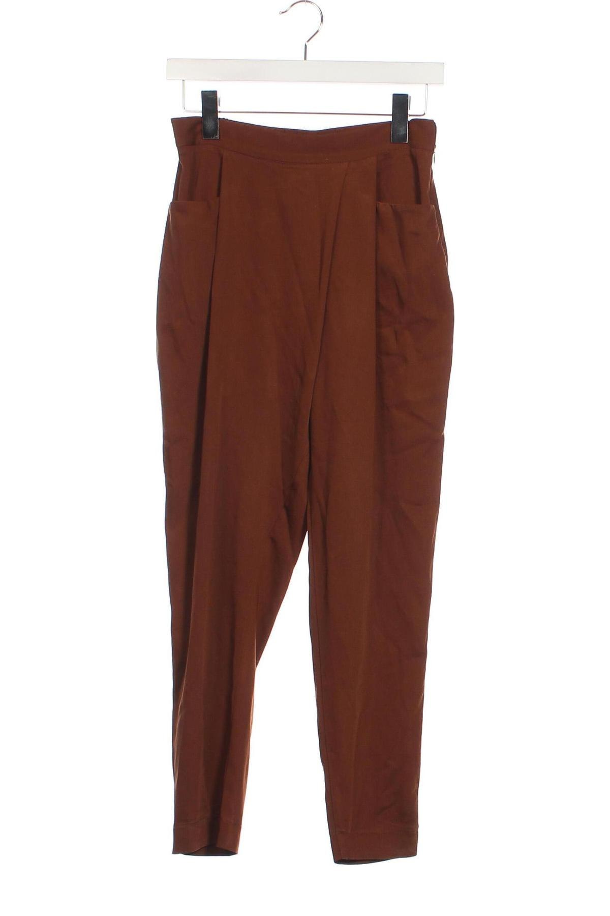 Damenhose Zara, Größe XS, Farbe Braun, Preis € 13,84