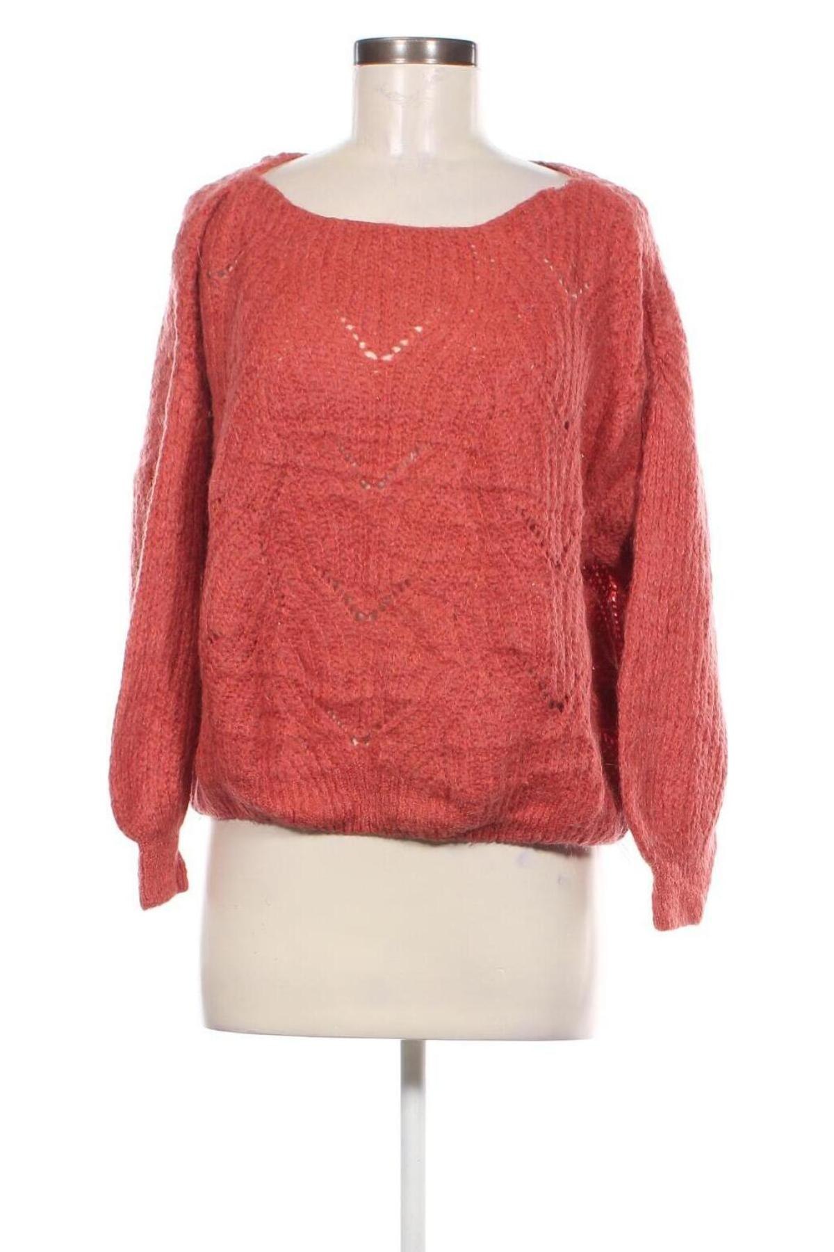 Damenpullover, Größe L, Farbe Orange, Preis 9,49 €