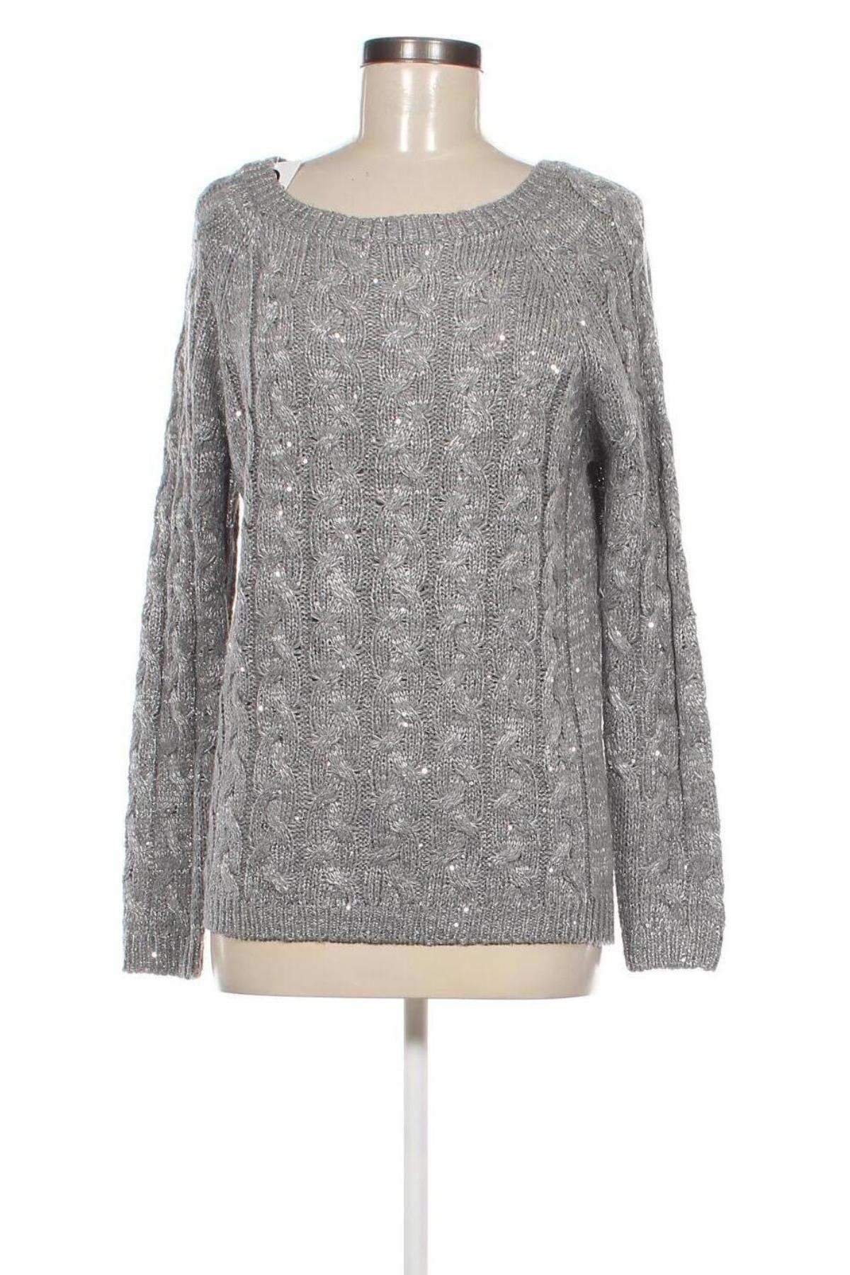 Damenpullover, Größe L, Farbe Grau, Preis 10,99 €