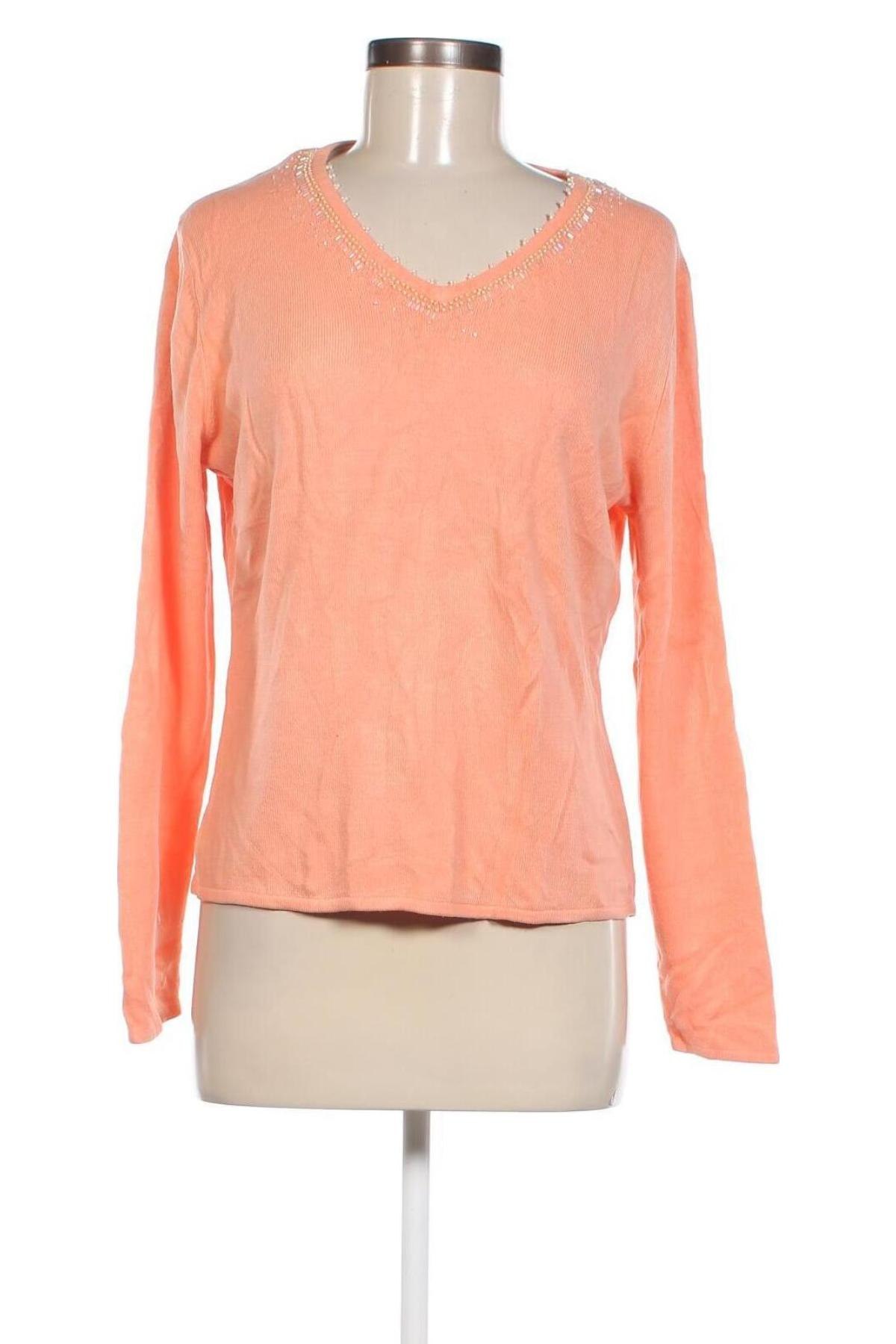 Damenpullover, Größe M, Farbe Orange, Preis 9,49 €