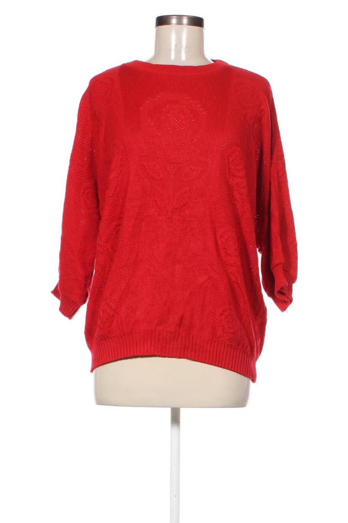 Damenpullover, Größe M, Farbe Rot, Preis 9,49 €