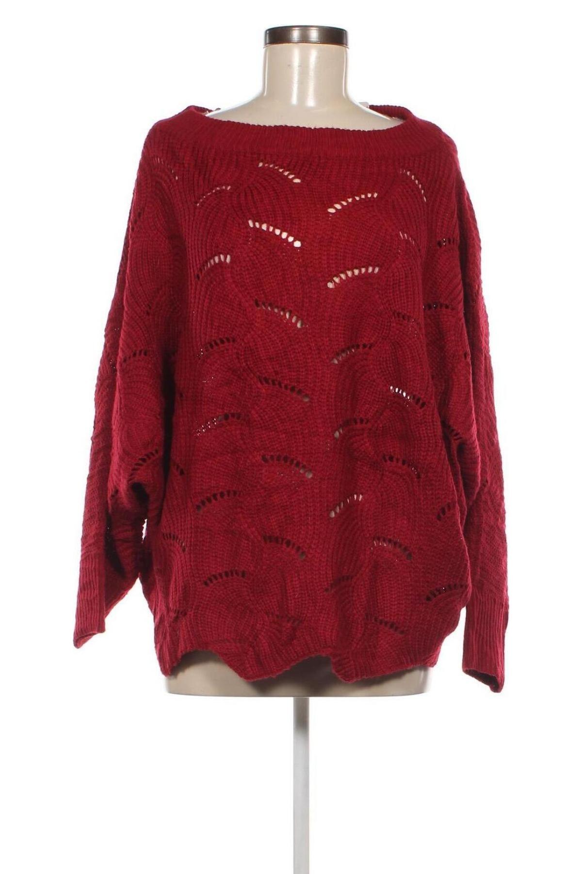 Damenpullover, Größe M, Farbe Rot, Preis 20,49 €