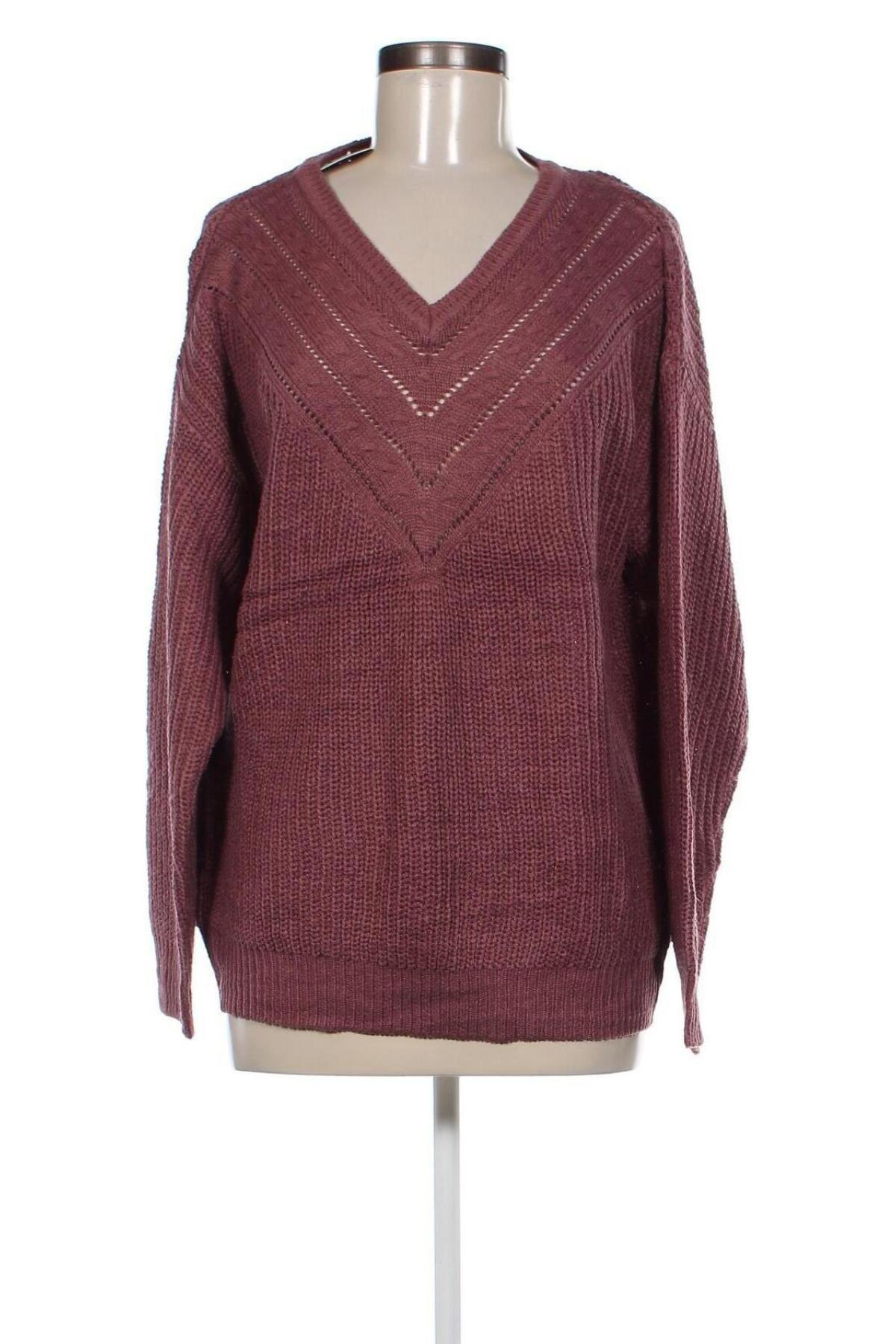 Damenpullover About You, Größe M, Farbe Aschrosa, Preis € 18,99