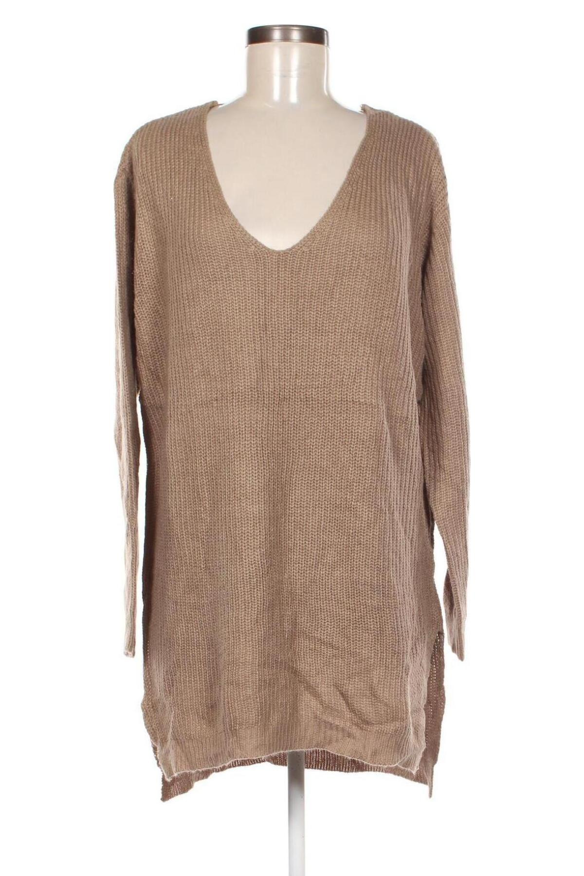 Damenpullover Ambiance Apparel, Größe XXL, Farbe Beige, Preis € 12,49