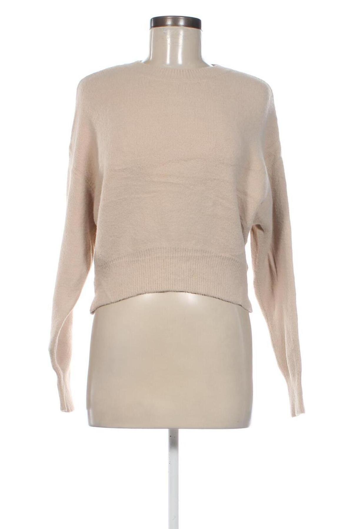 Damenpullover Bershka, Größe S, Farbe Beige, Preis € 20,49