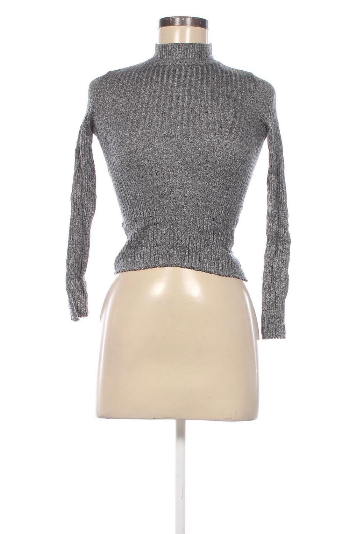 Damenpullover Bershka, Größe S, Farbe Grau, Preis € 8,49