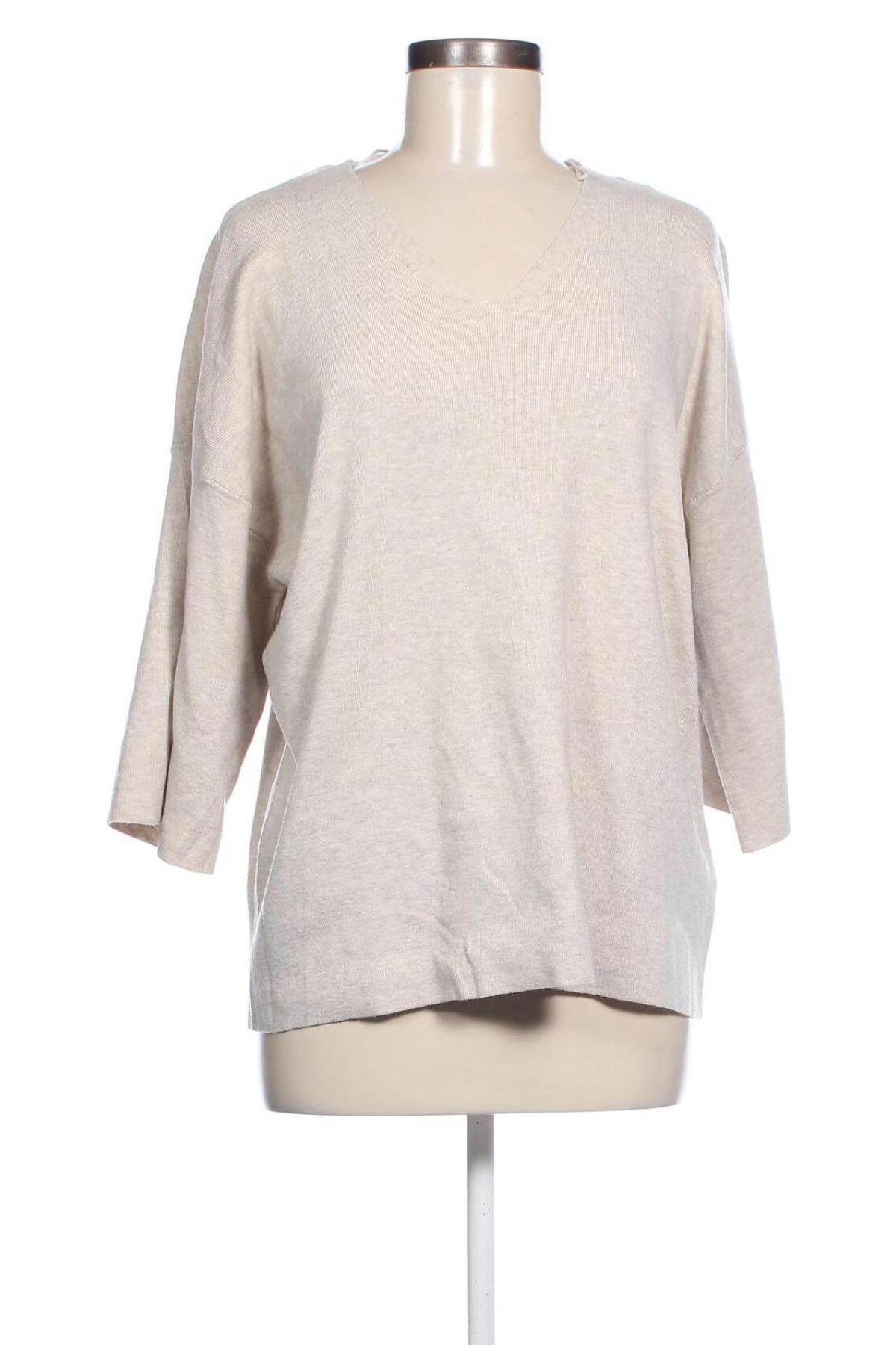 Damenpullover Canda, Größe L, Farbe Beige, Preis 9,99 €