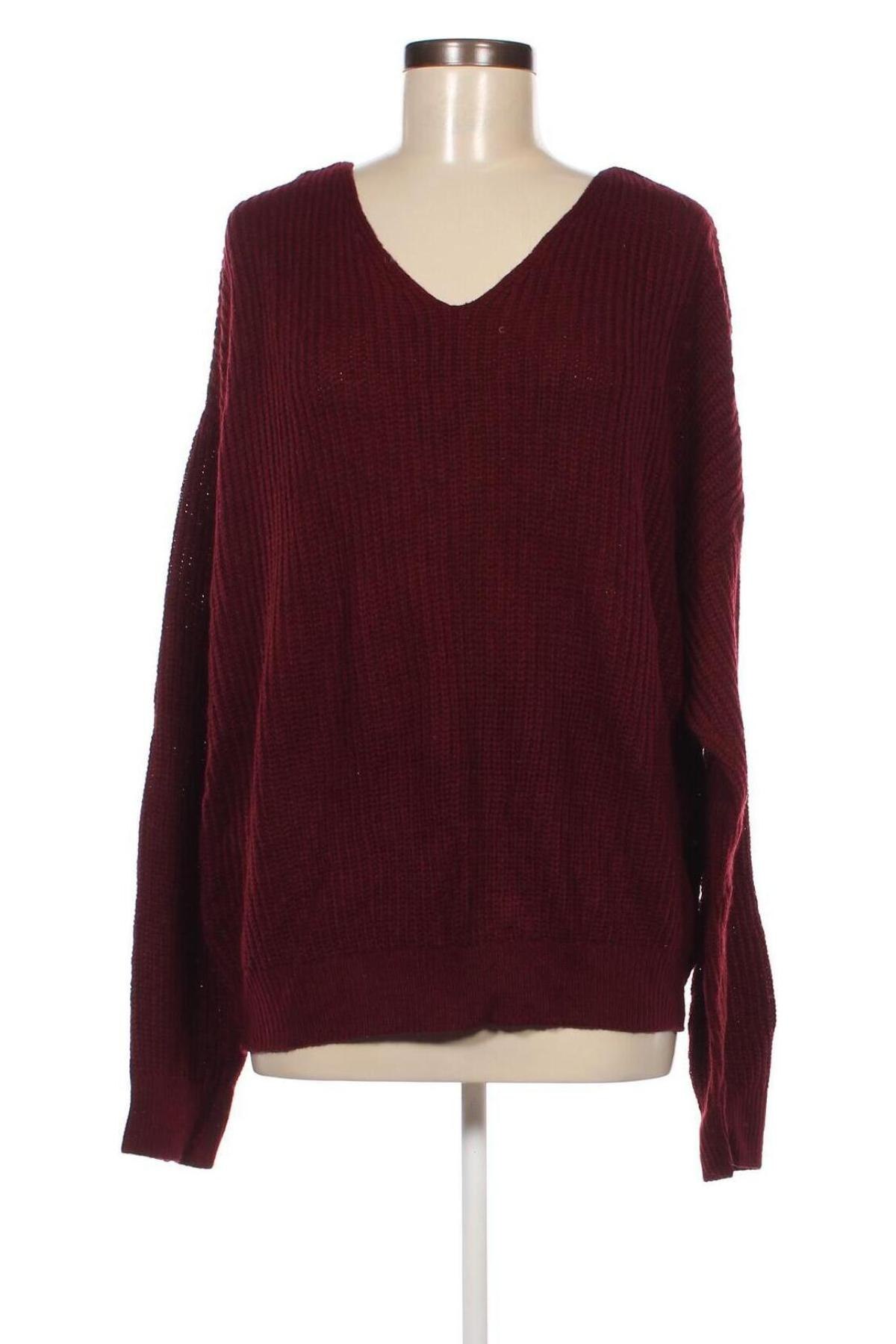 Damenpullover Fashion nova, Größe XXL, Farbe Rot, Preis € 7,49