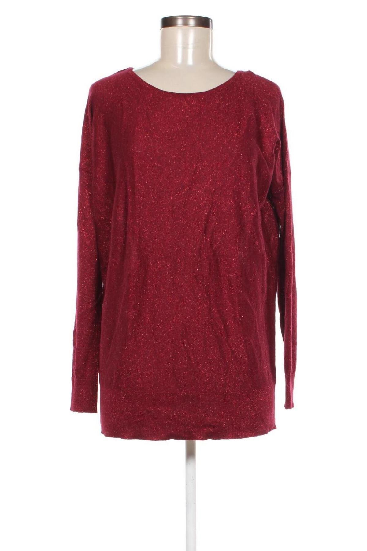 Damenpullover Glitterscape, Größe S, Farbe Rot, Preis 22,49 €