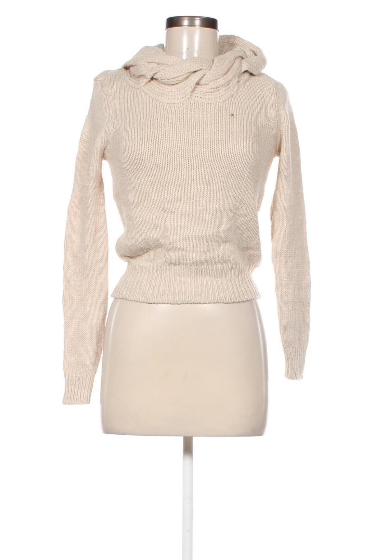 Damski sweter H&M, Rozmiar XS, Kolor Beżowy, Cena 50,99 zł