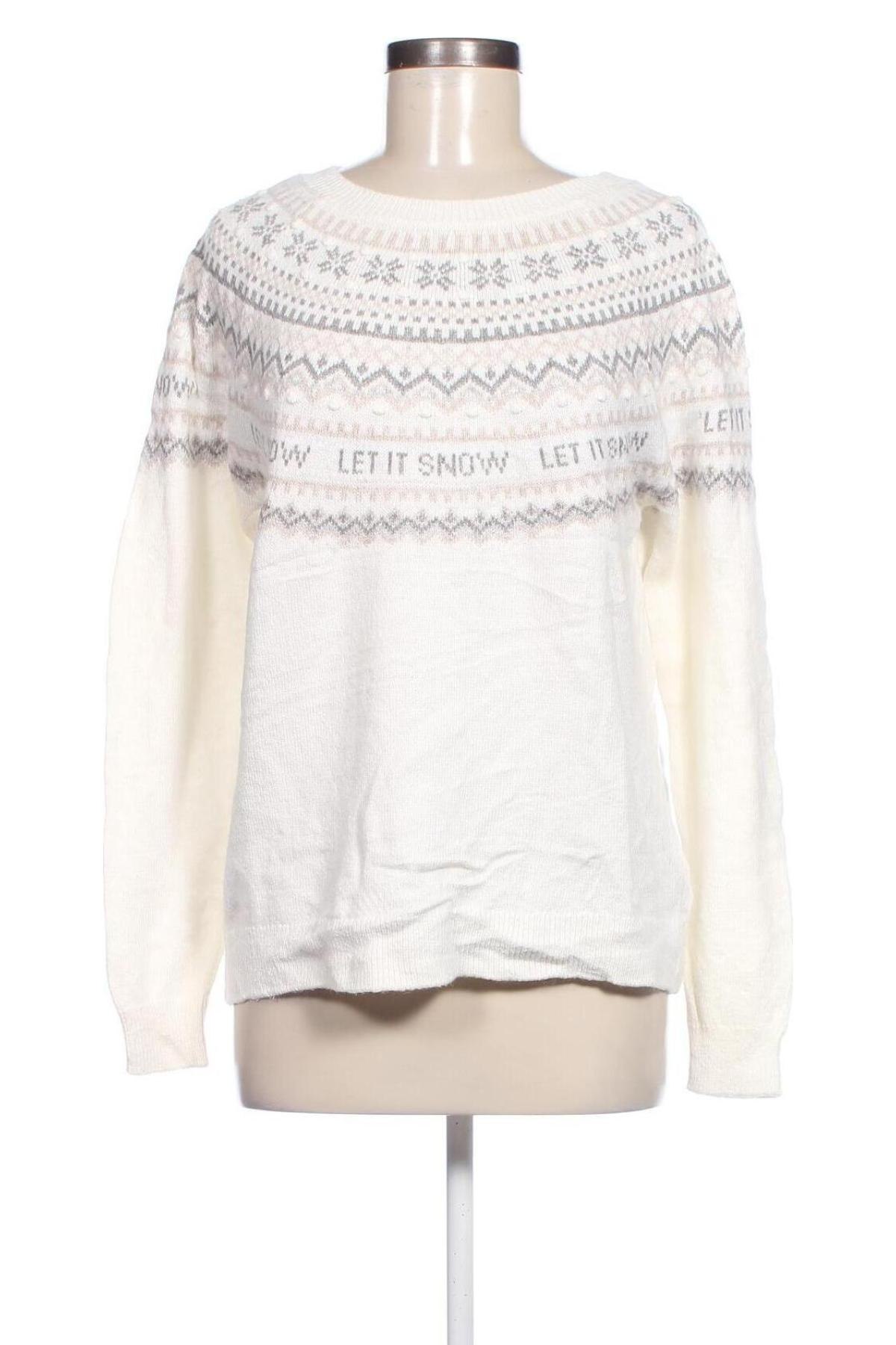 Damski sweter H&M L.O.G.G., Rozmiar M, Kolor Biały, Cena 53,99 zł