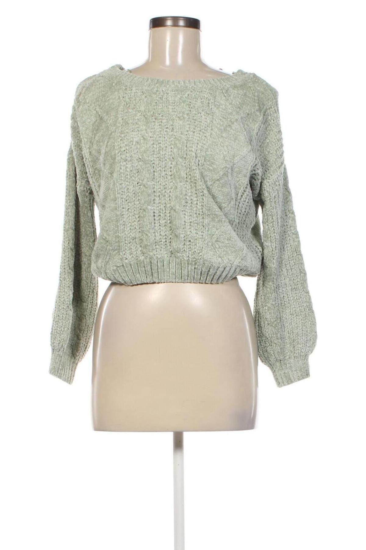 Pulover de femei Hippie Rose, Mărime S, Culoare Verde, Preț 57,99 Lei