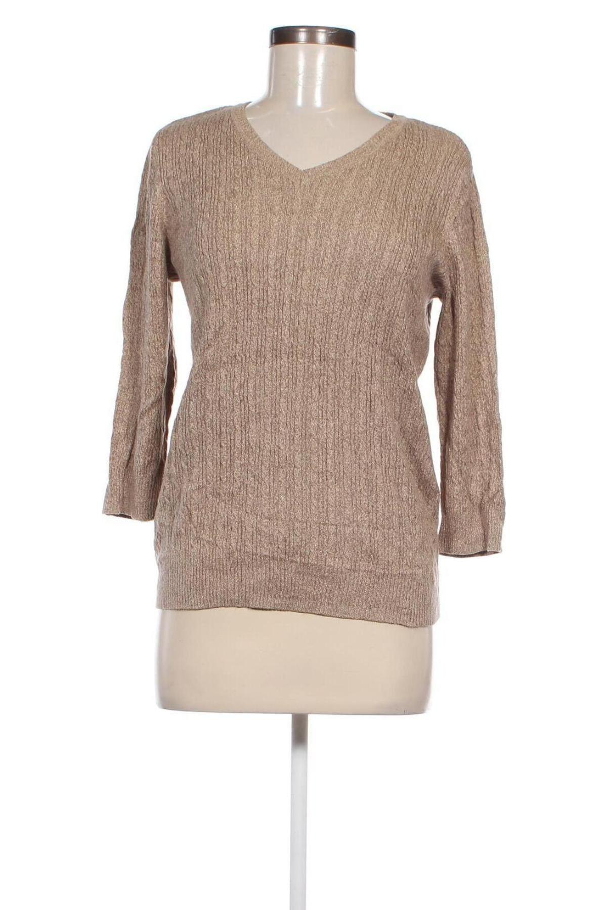 Damenpullover Karen Scott, Größe M, Farbe Beige, Preis 20,49 €