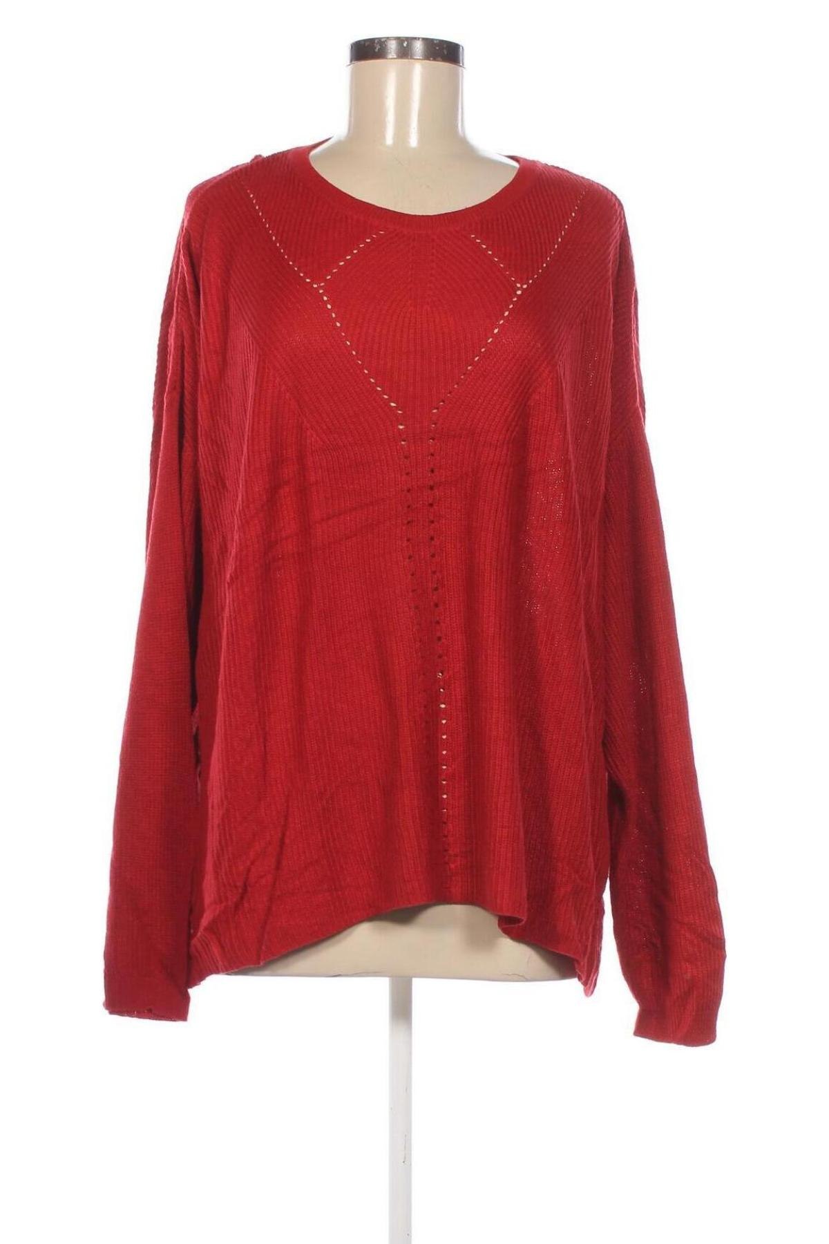 Damenpullover Kiabi, Größe 3XL, Farbe Rot, Preis € 10,49