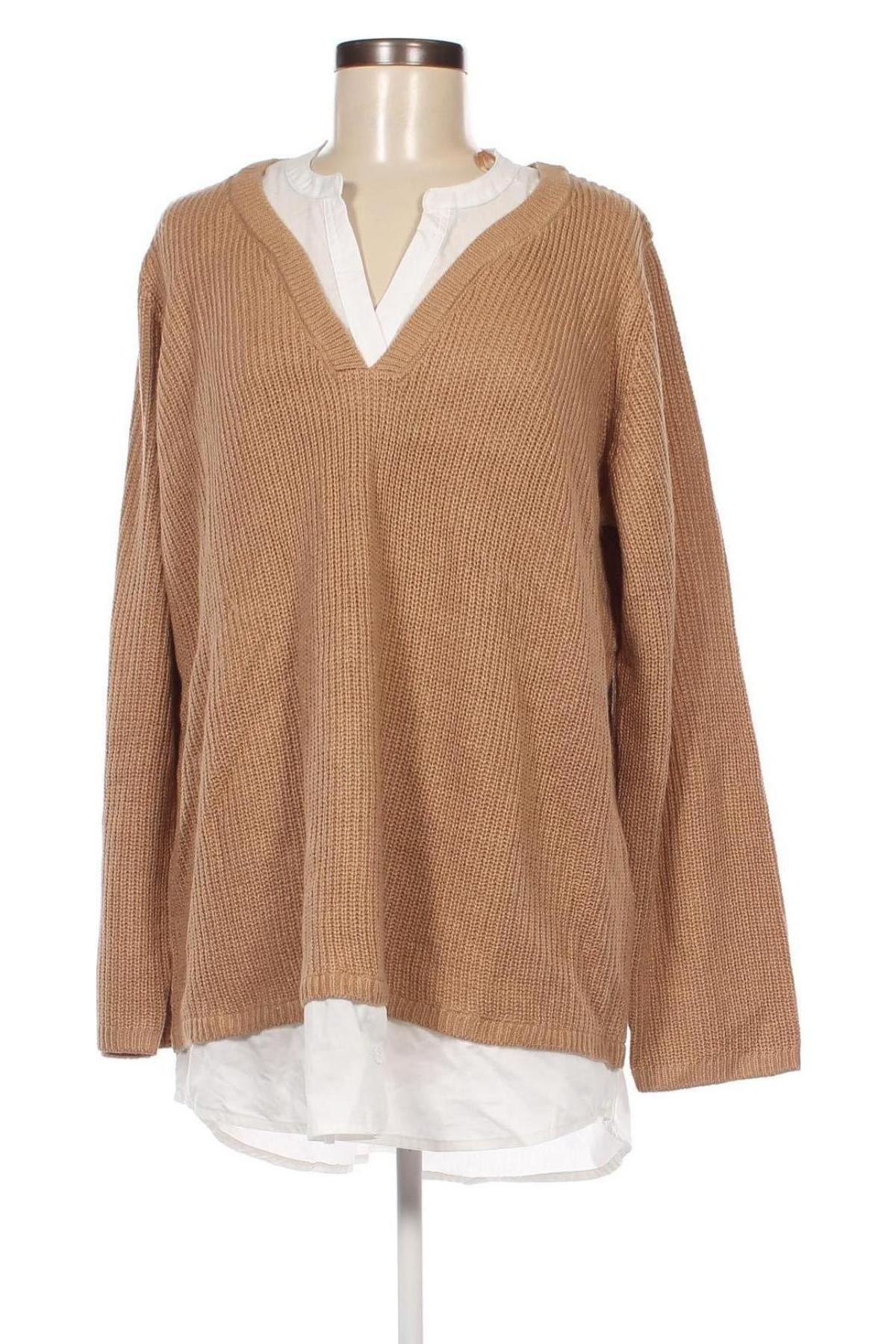 Damenpullover Laura Torelli, Größe XL, Farbe Beige, Preis € 10,49