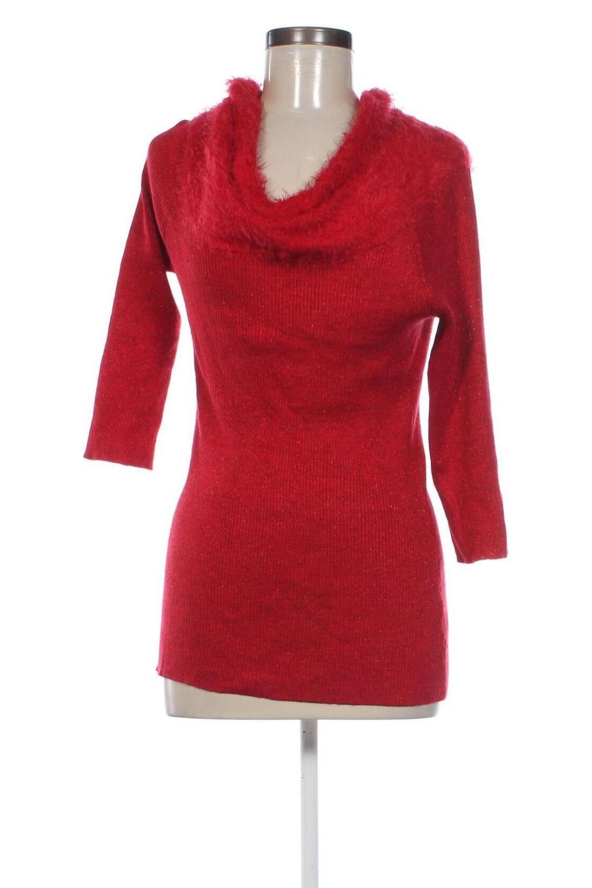 Damenpullover Ny Collection, Größe M, Farbe Rot, Preis 11,49 €