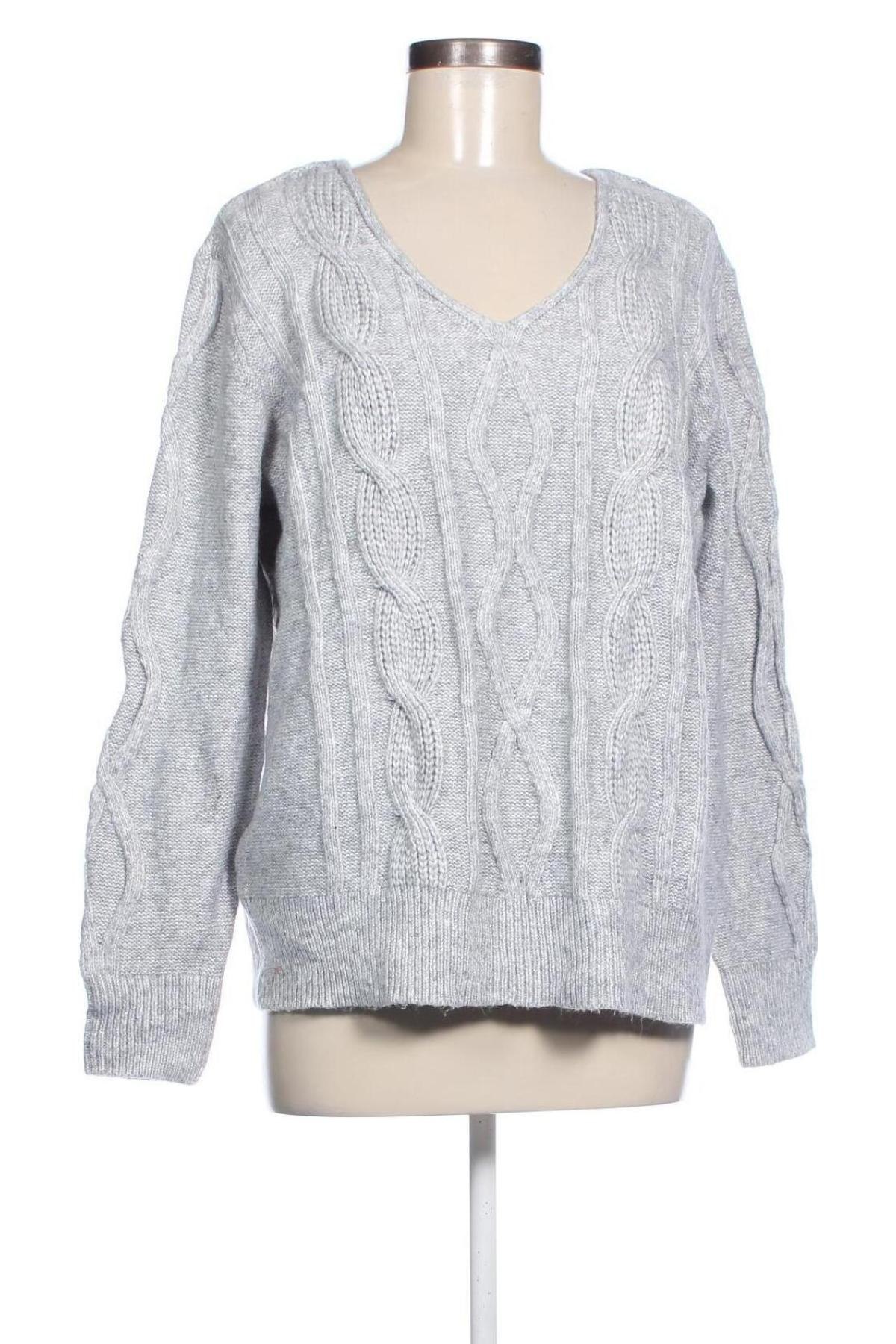 Damenpullover St John's Bay, Größe L, Farbe Grau, Preis € 20,49