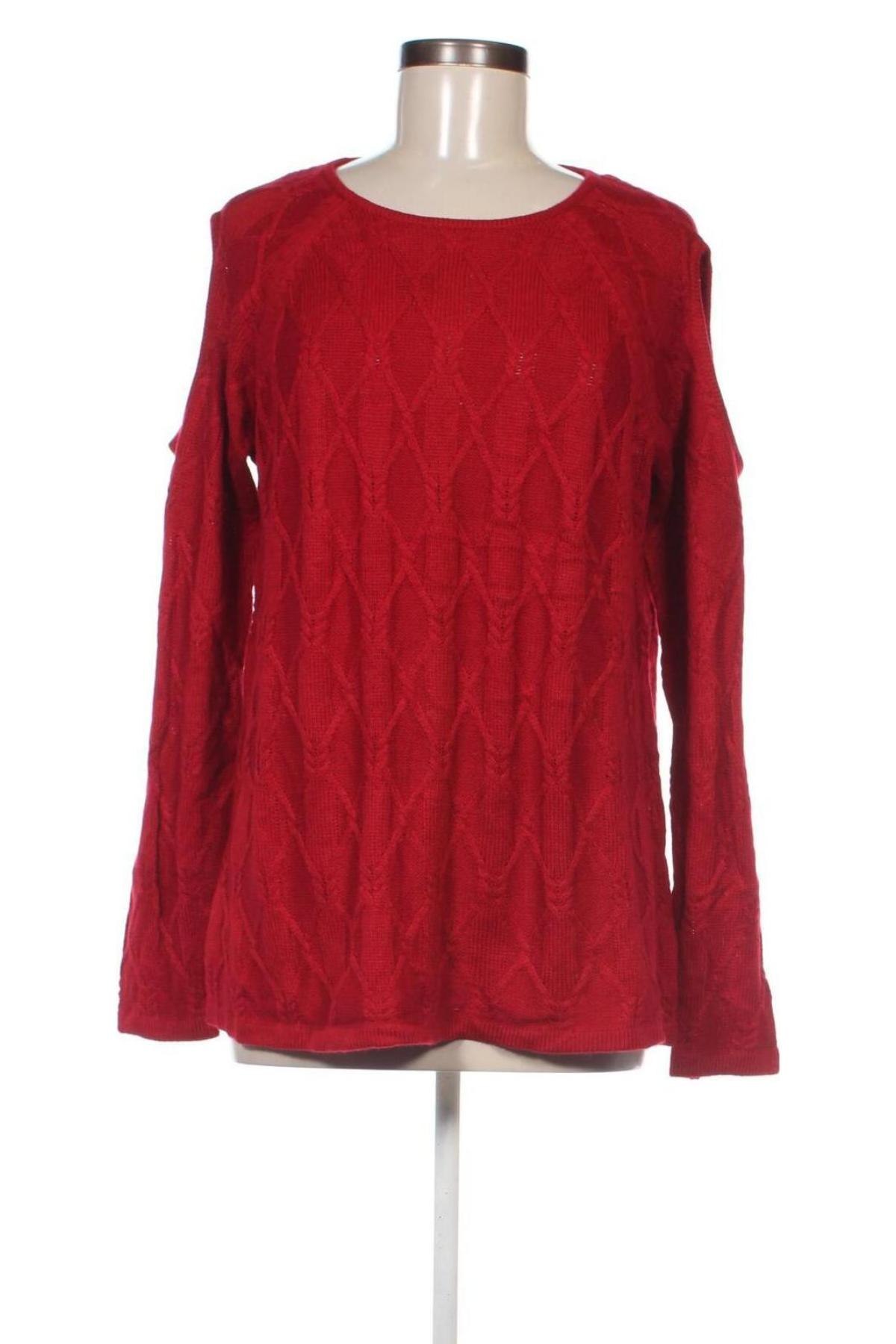 Damenpullover St John's Bay, Größe L, Farbe Rot, Preis 8,49 €