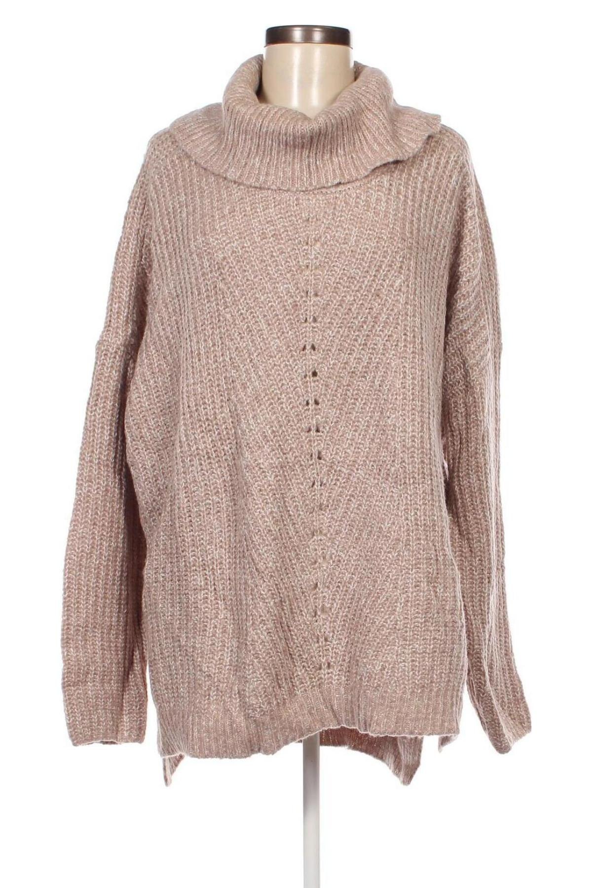 Damenpullover Time and tru, Größe XXL, Farbe Beige, Preis 20,49 €