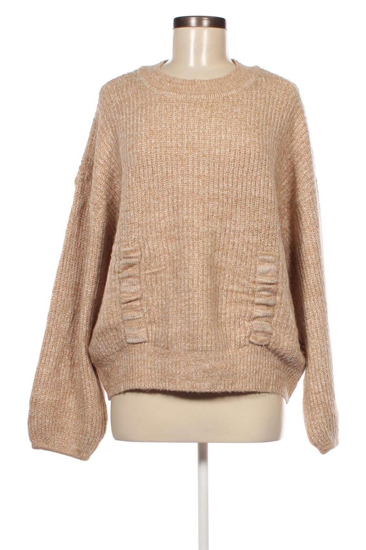 Damski sweter Vero Moda, Rozmiar L, Kolor Beżowy, Cena 49,99 zł