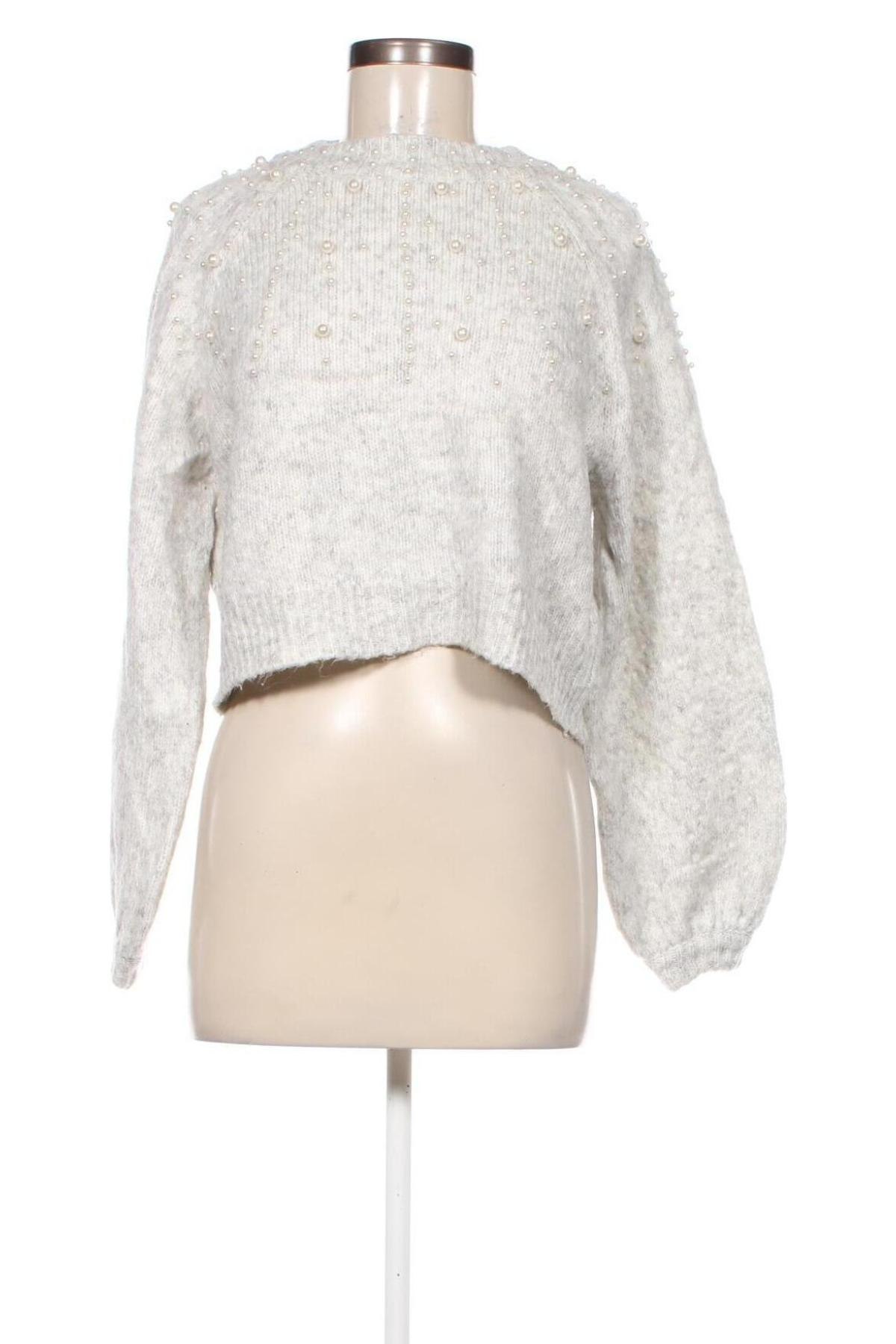 Damski sweter Zara Knitwear, Rozmiar S, Kolor Szary, Cena 52,99 zł