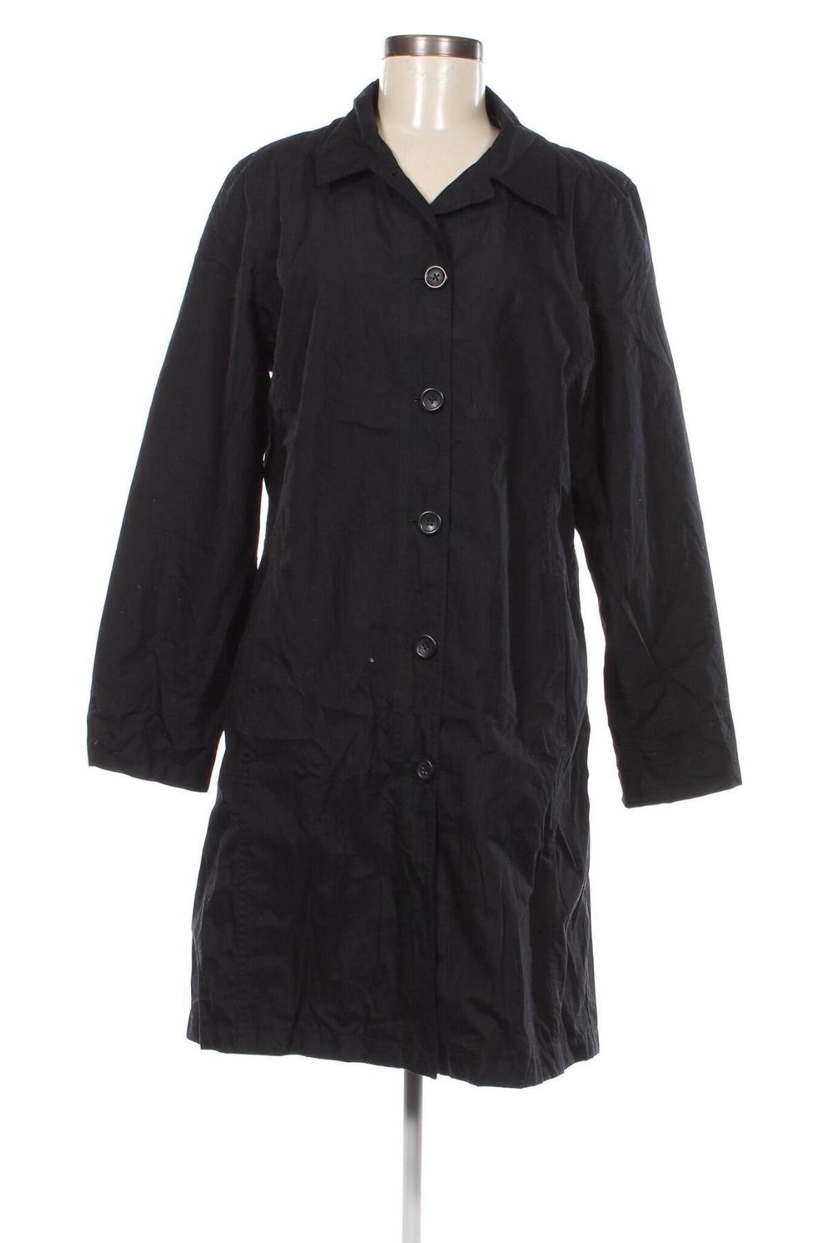 Trench de femei Lands' End, Mărime M, Culoare Negru, Preț 78,99 Lei