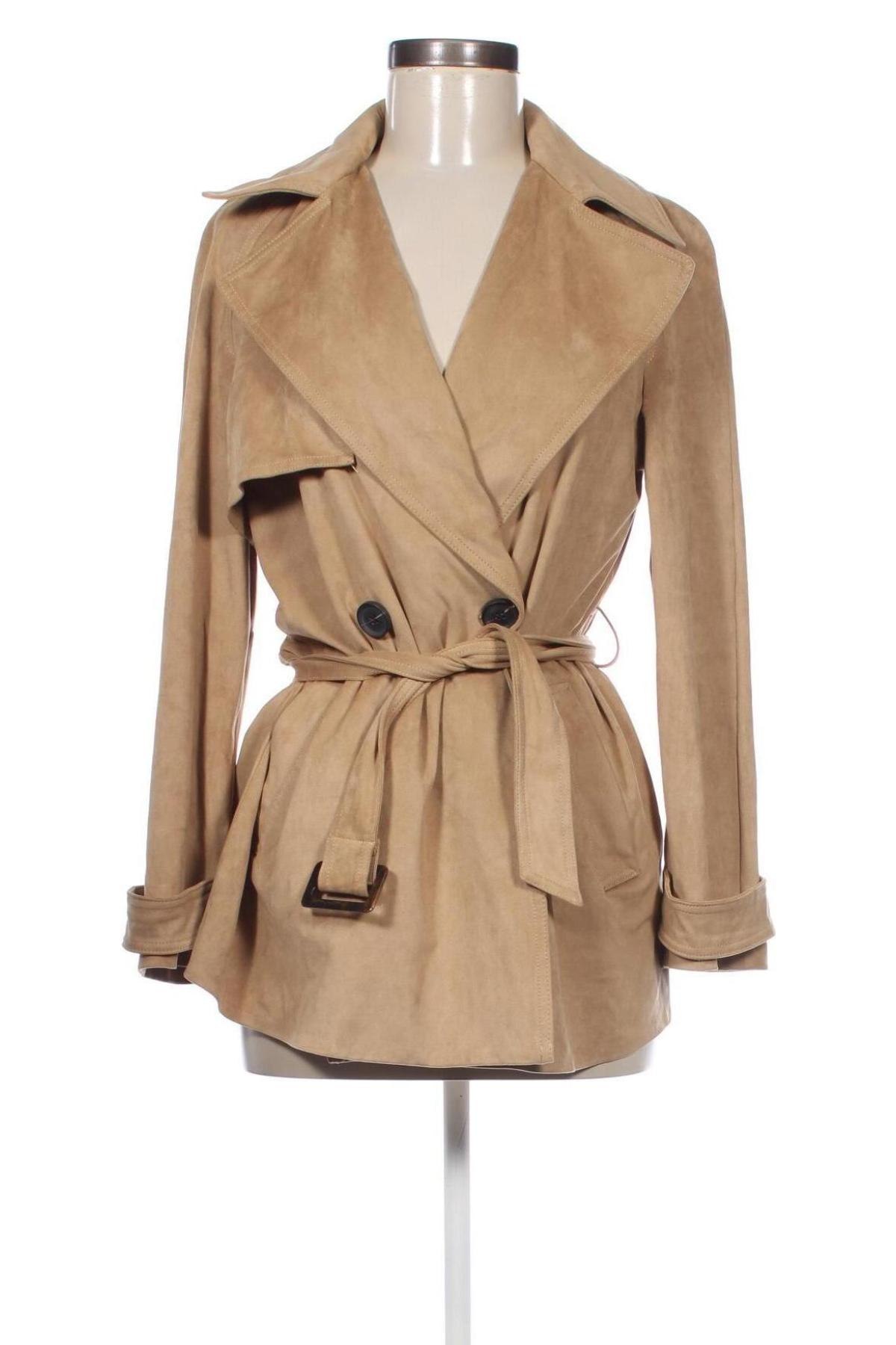 Damen Trench Coat Zara, Größe XS, Farbe Beige, Preis € 17,99