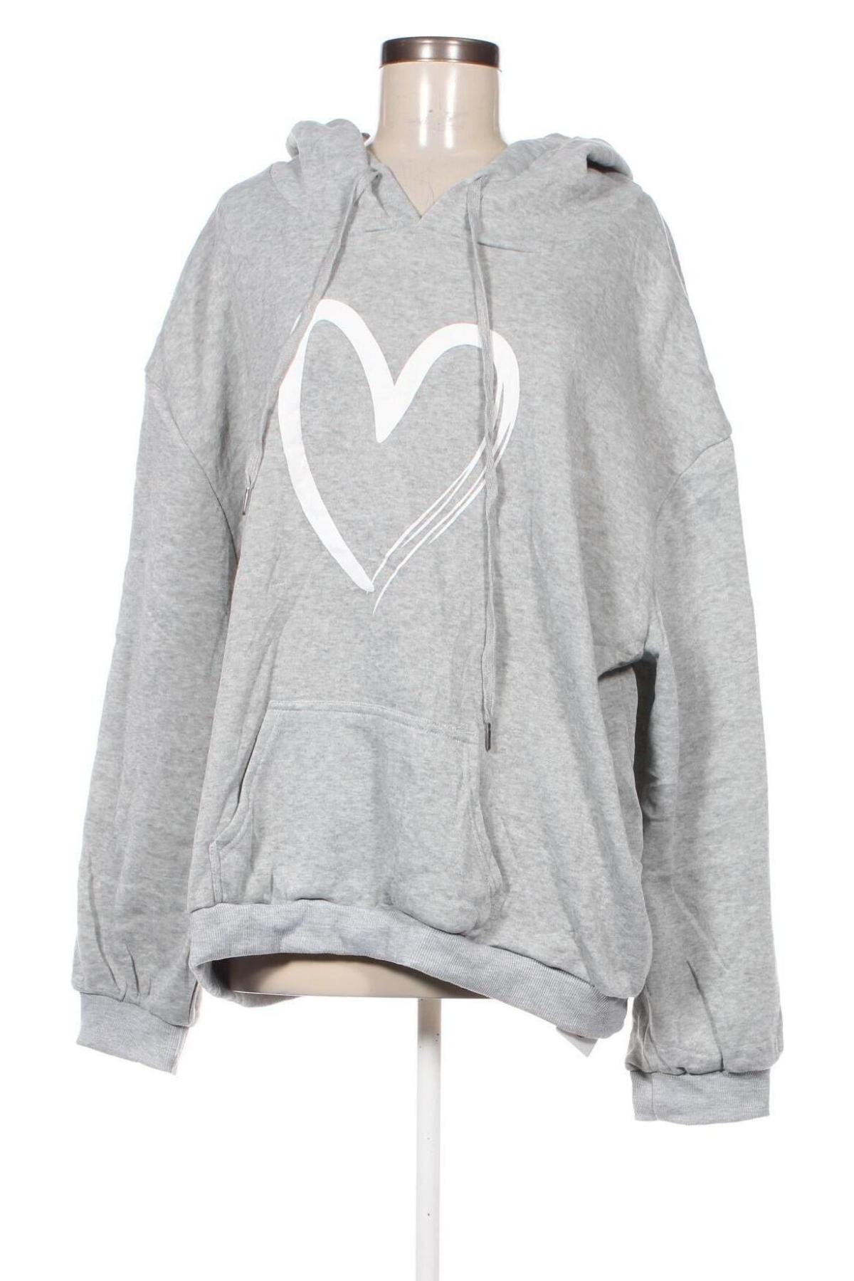 Damen Sweatshirt, Größe 4XL, Farbe Grau, Preis 11,49 €