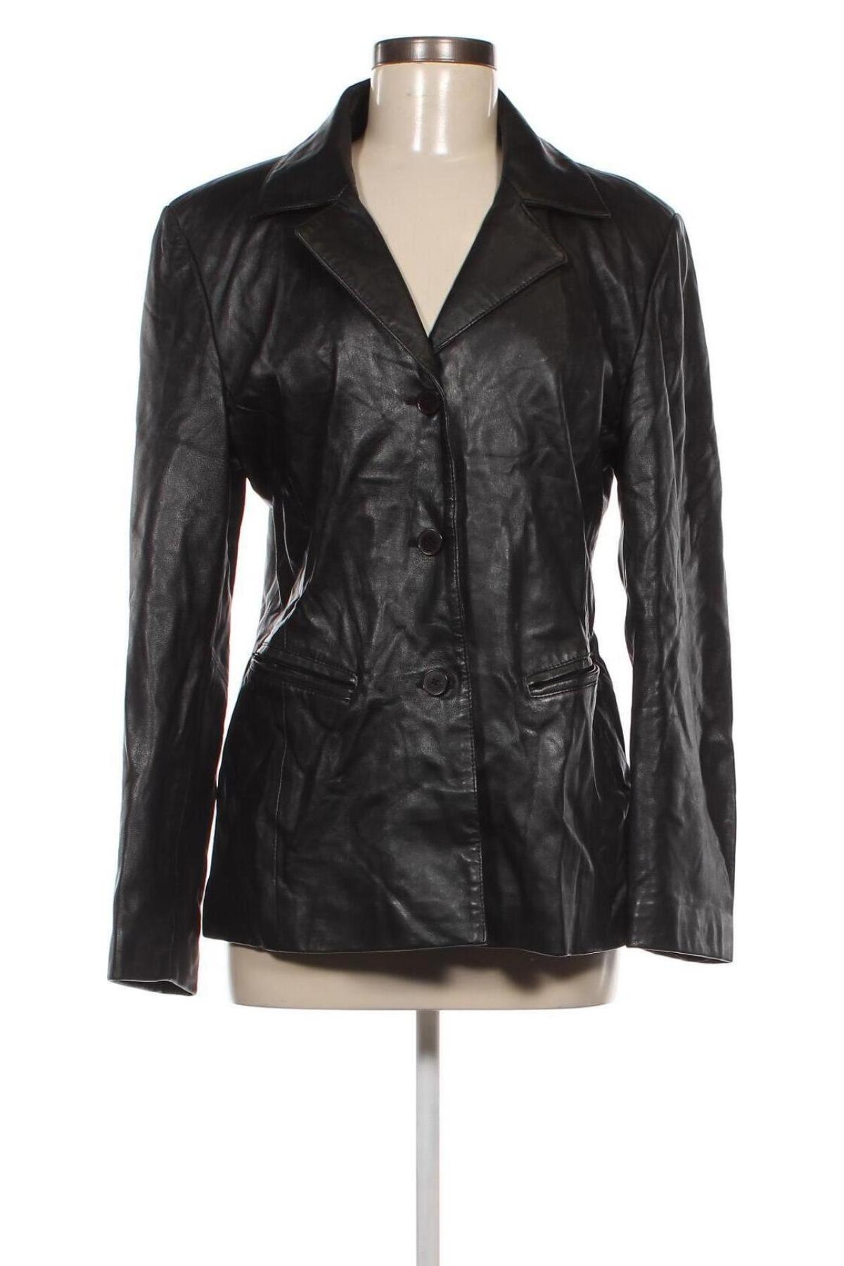 Damen Lederjacke, Größe XL, Farbe Schwarz, Preis € 34,49