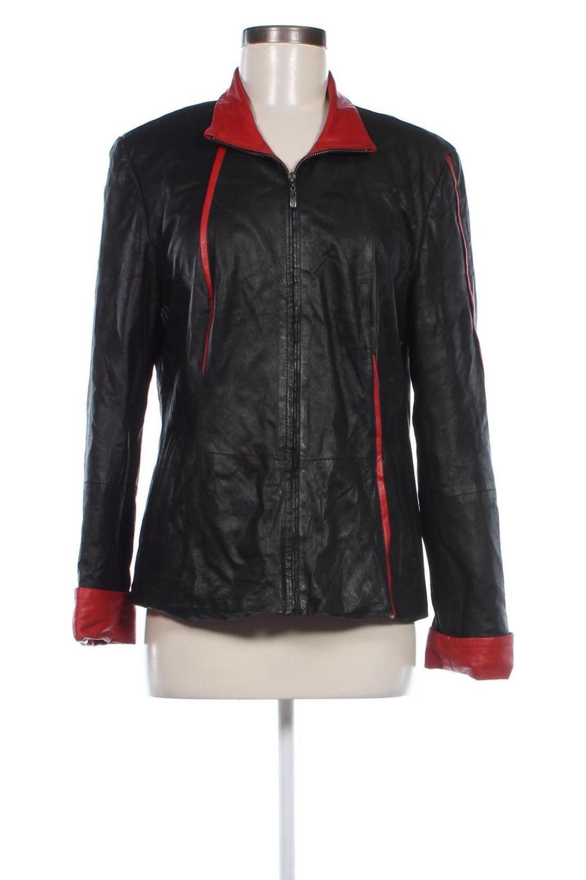 Damen Lederjacke, Größe L, Farbe Schwarz, Preis € 34,49