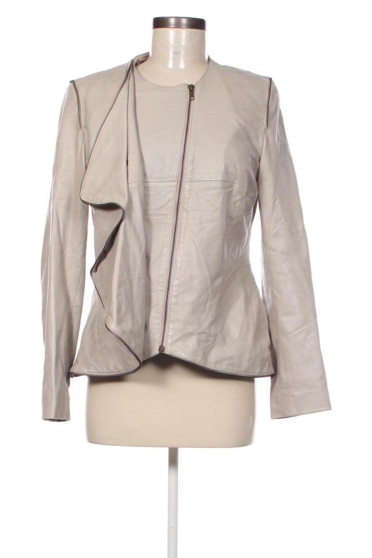 Damen Lederjacke, Größe M, Farbe Ecru, Preis € 34,49