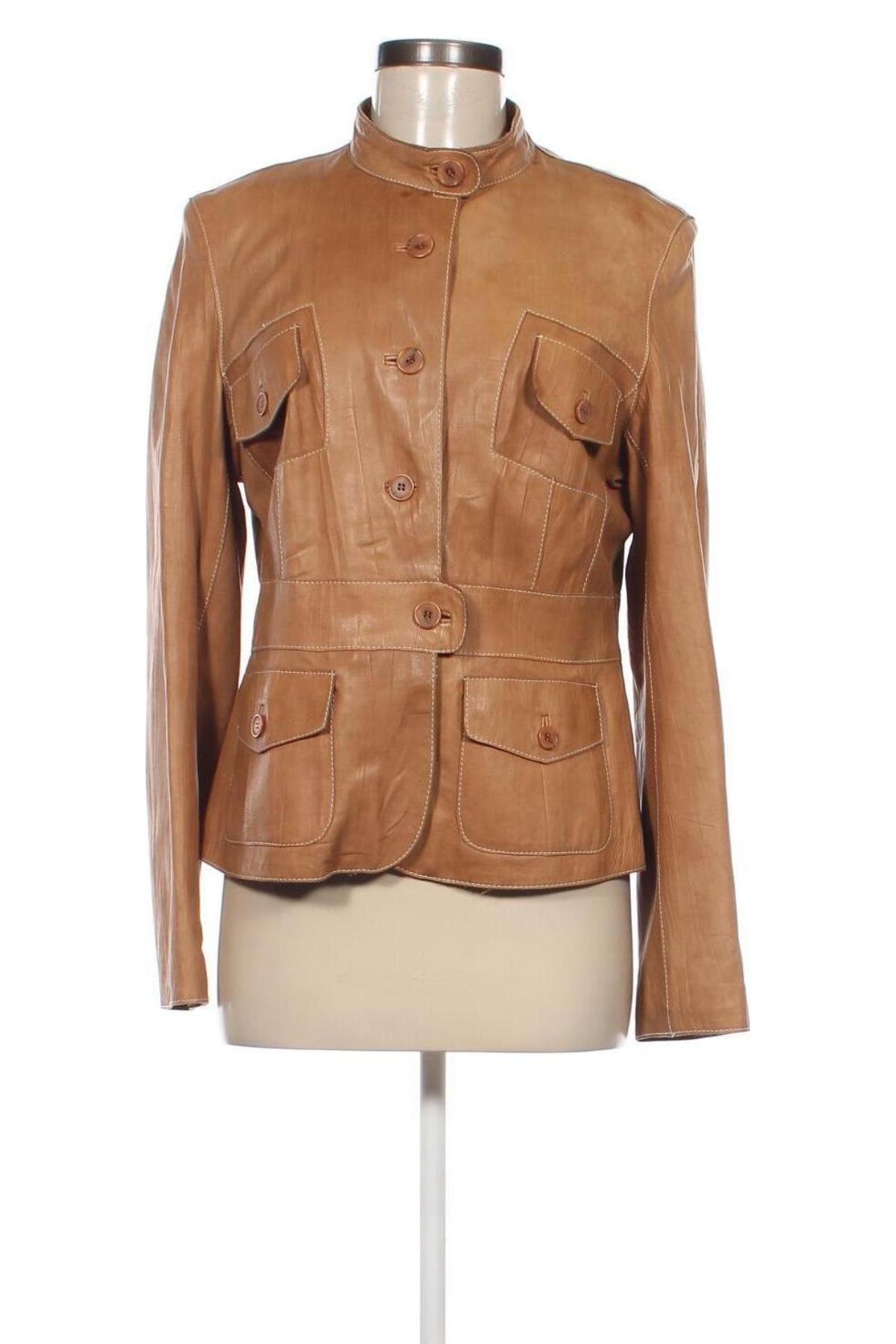 Damen Lederjacke, Größe L, Farbe Braun, Preis 49,62 €