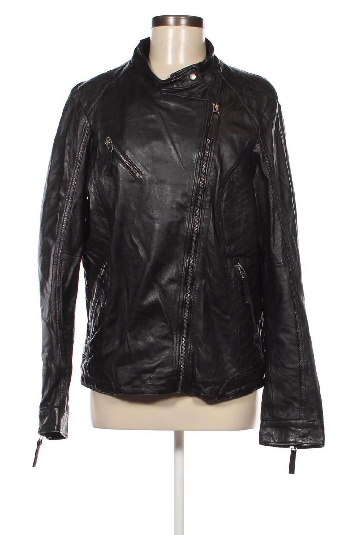 Damen Lederjacke Ajc, Größe XL, Farbe Schwarz, Preis € 67,99