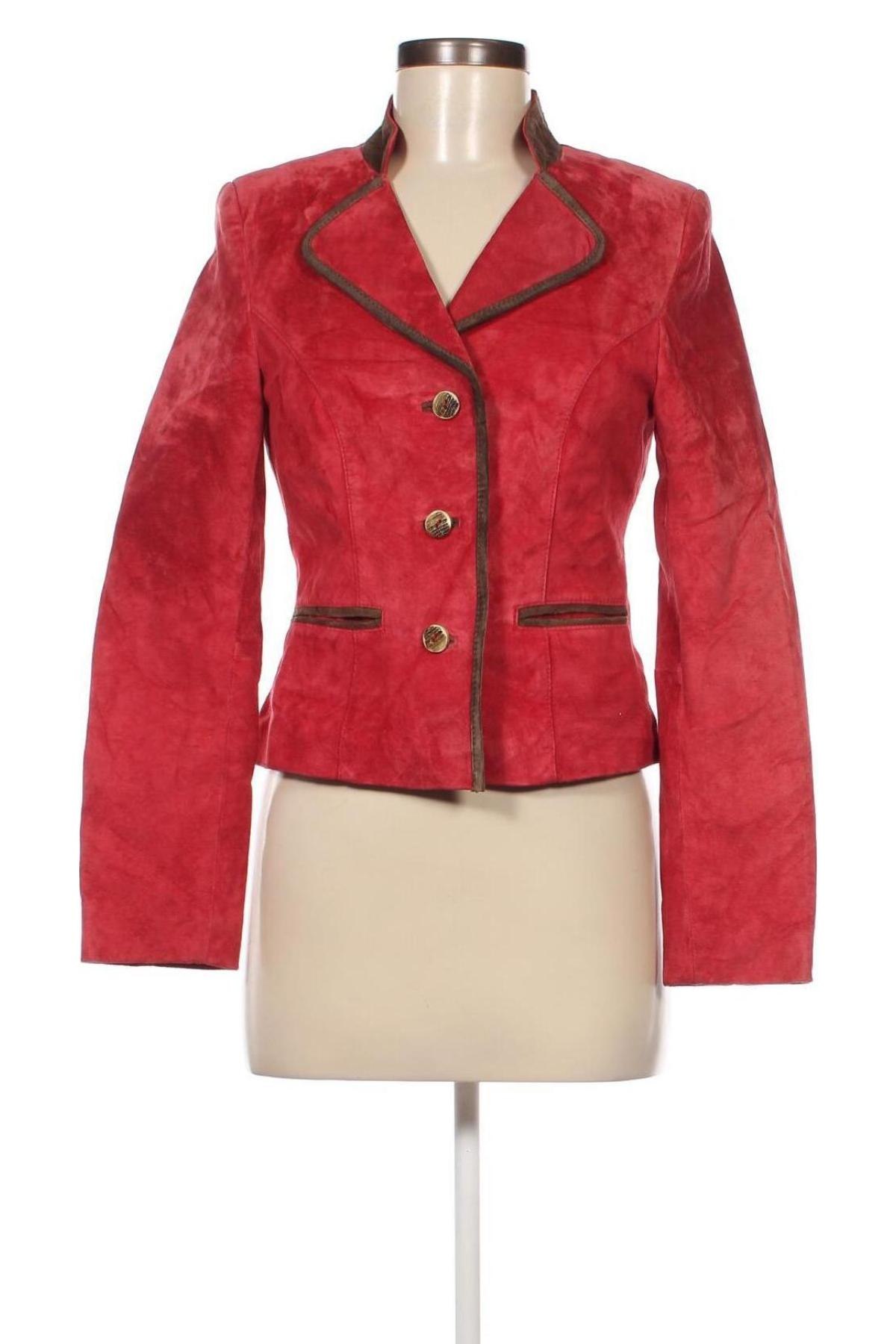 Damen Lederjacke Alphorn, Größe XS, Farbe Rot, Preis € 50,99