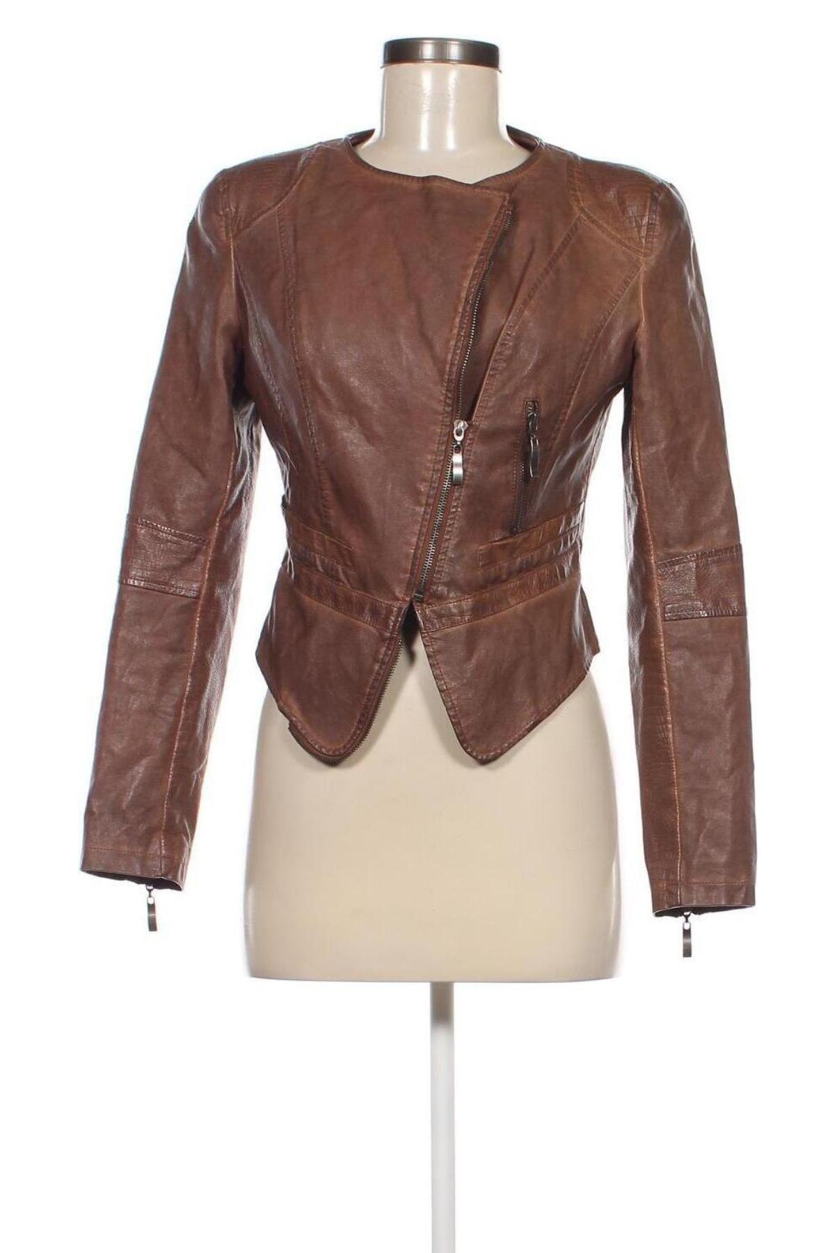 Damen Lederjacke Community, Größe S, Farbe Braun, Preis € 22,49